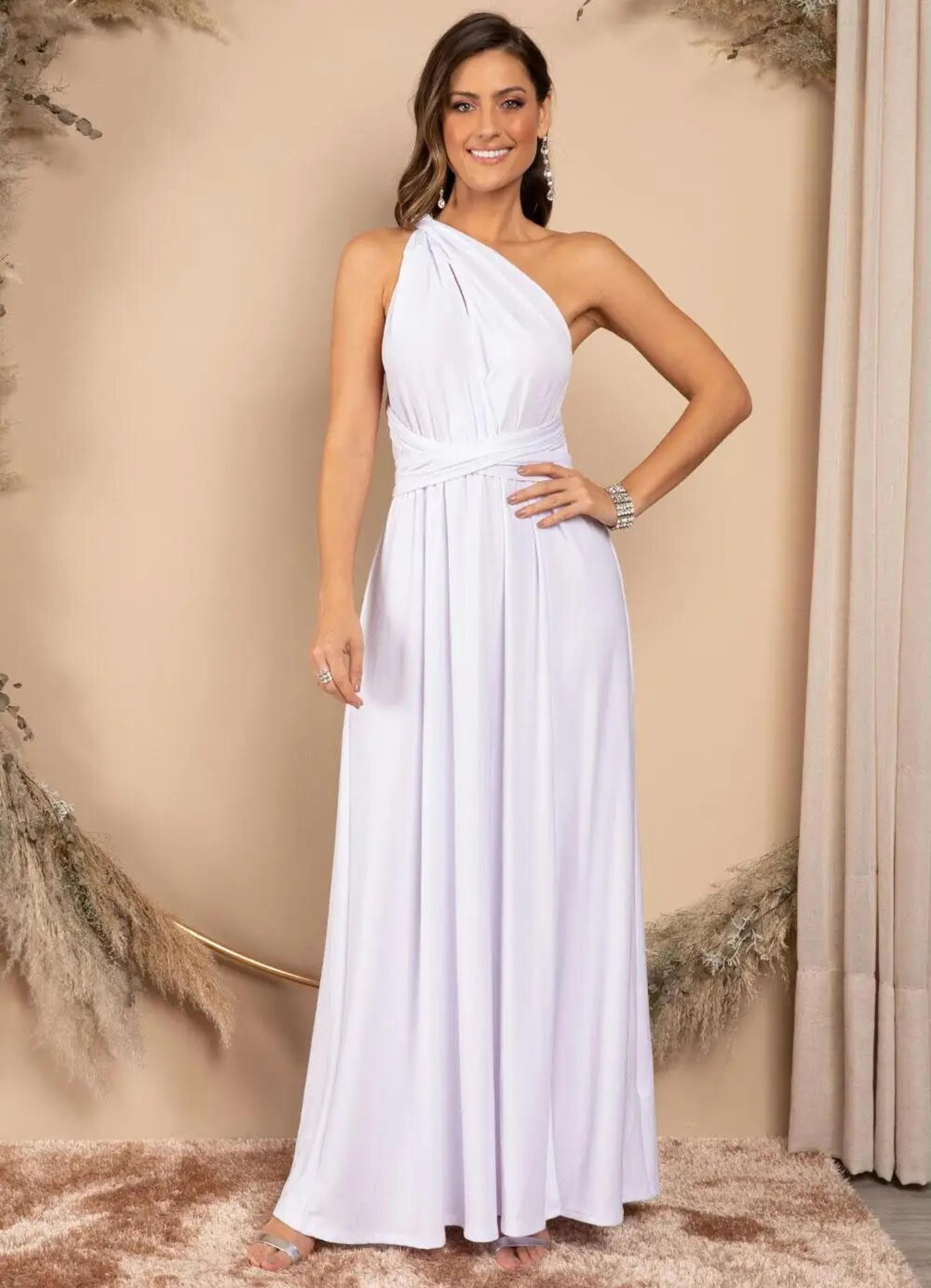Womens Multiway Convertible Wrap Maxi Dress Backless Floor Length Design 5