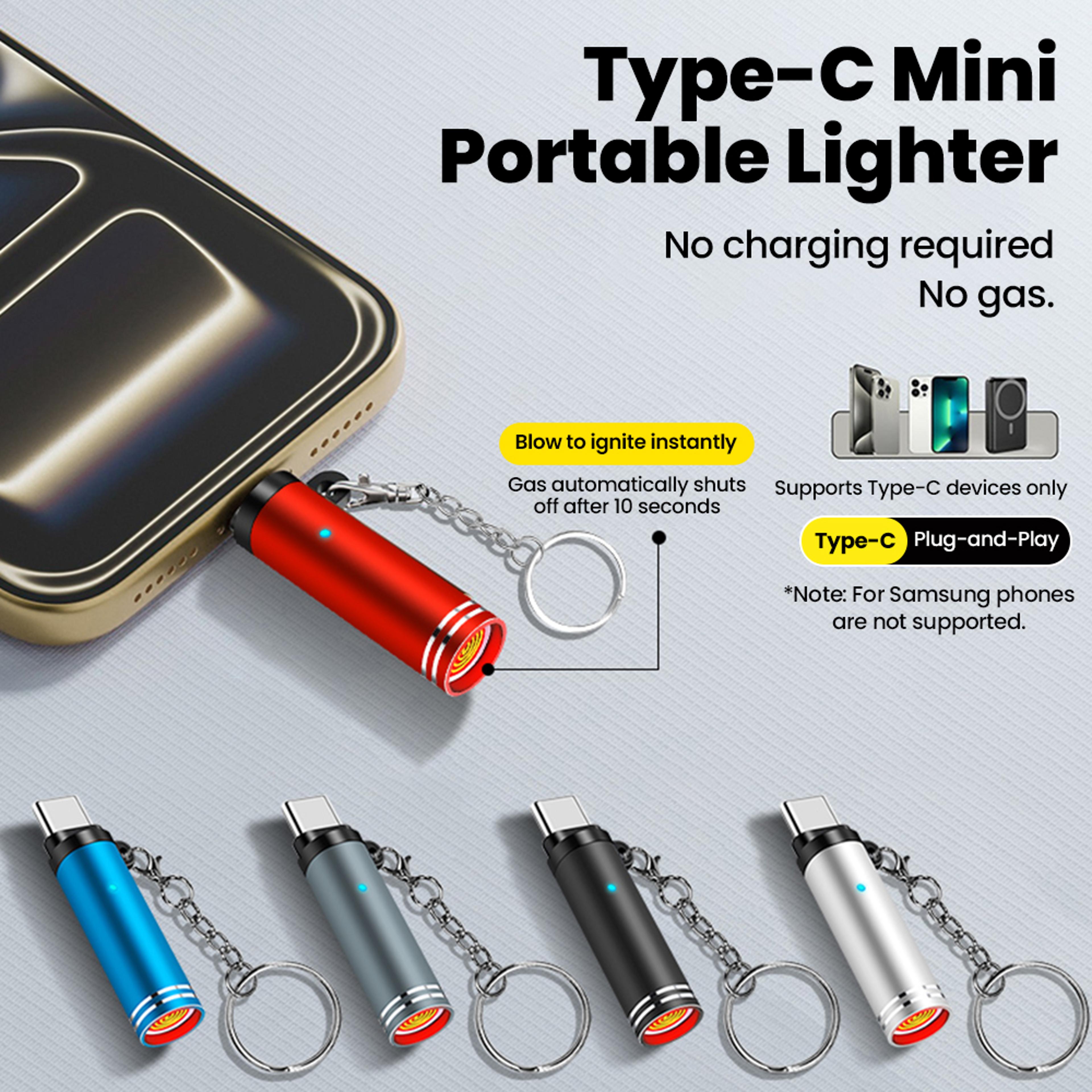 Mini USB C Cigarette Lighter Adapter Portable Plug In USB Warmer 1