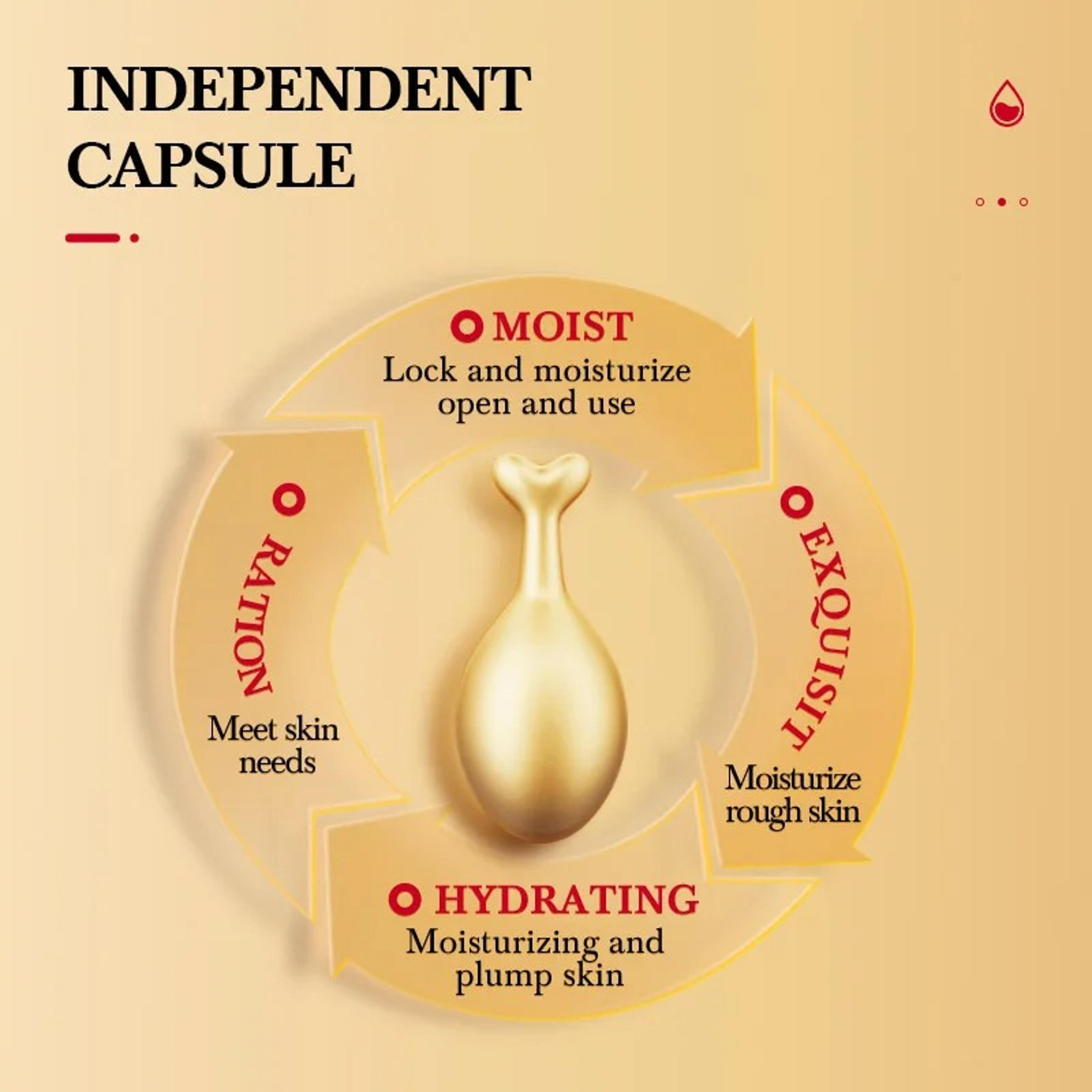 Placenta Capsules Serum Spot Acne Remover Whitening Face Serum Anti Wrinkle Firming Brighten Skin C 3