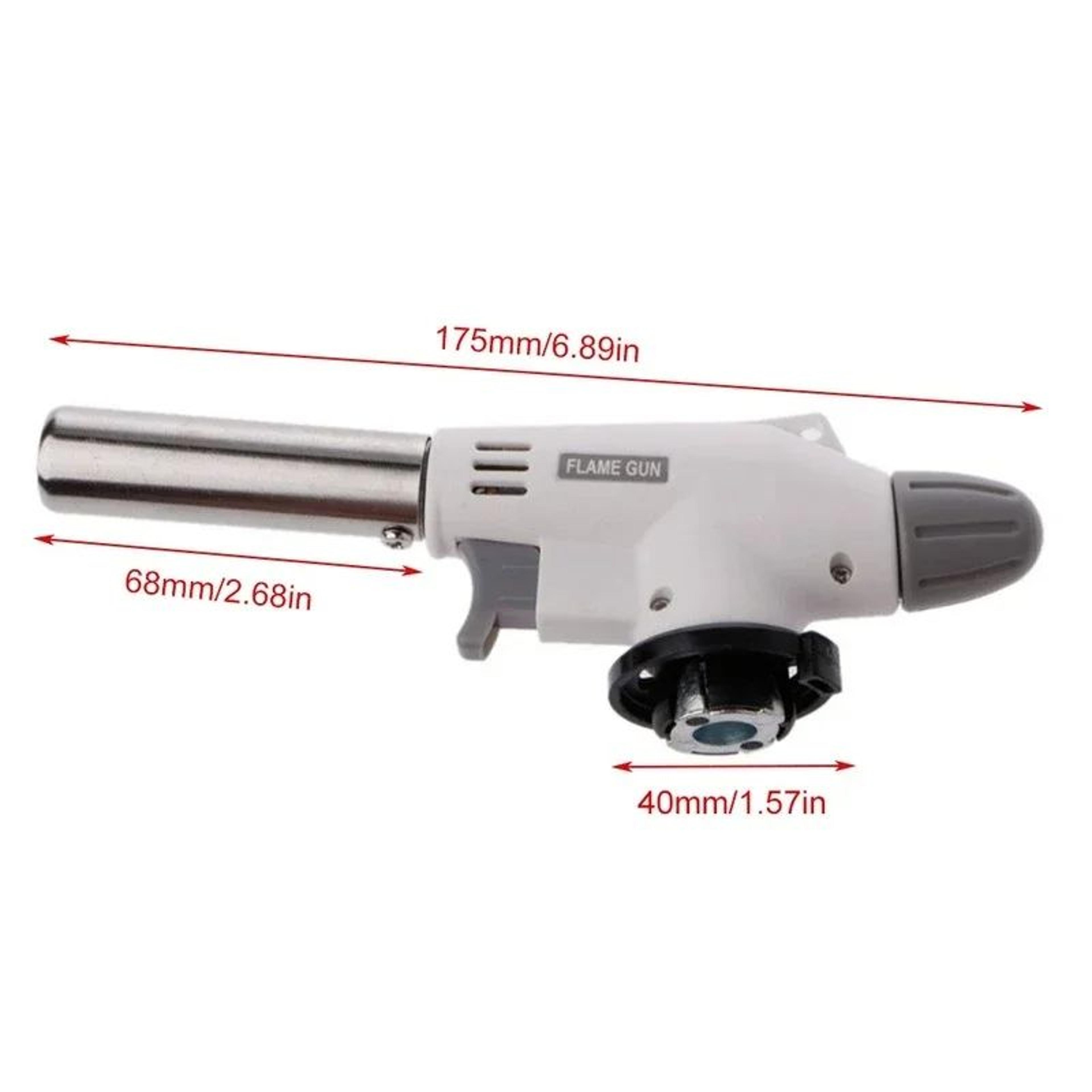 Culinary Butane Torch Flame Gun Cooking Blowtorch with Gas Burner Lighter for Professional  Home Us