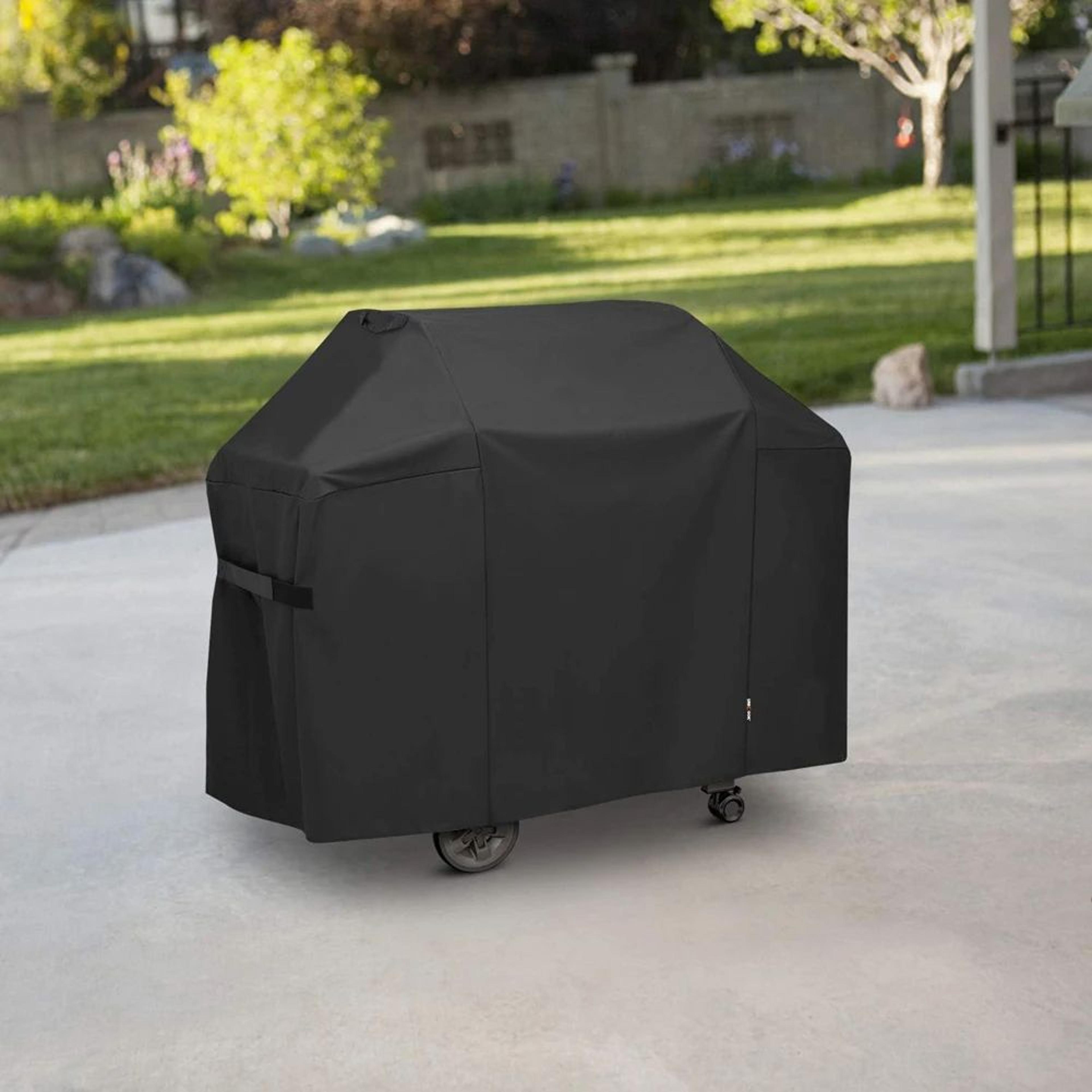 heavy duty waterproof bbq grill cover with elastic hem