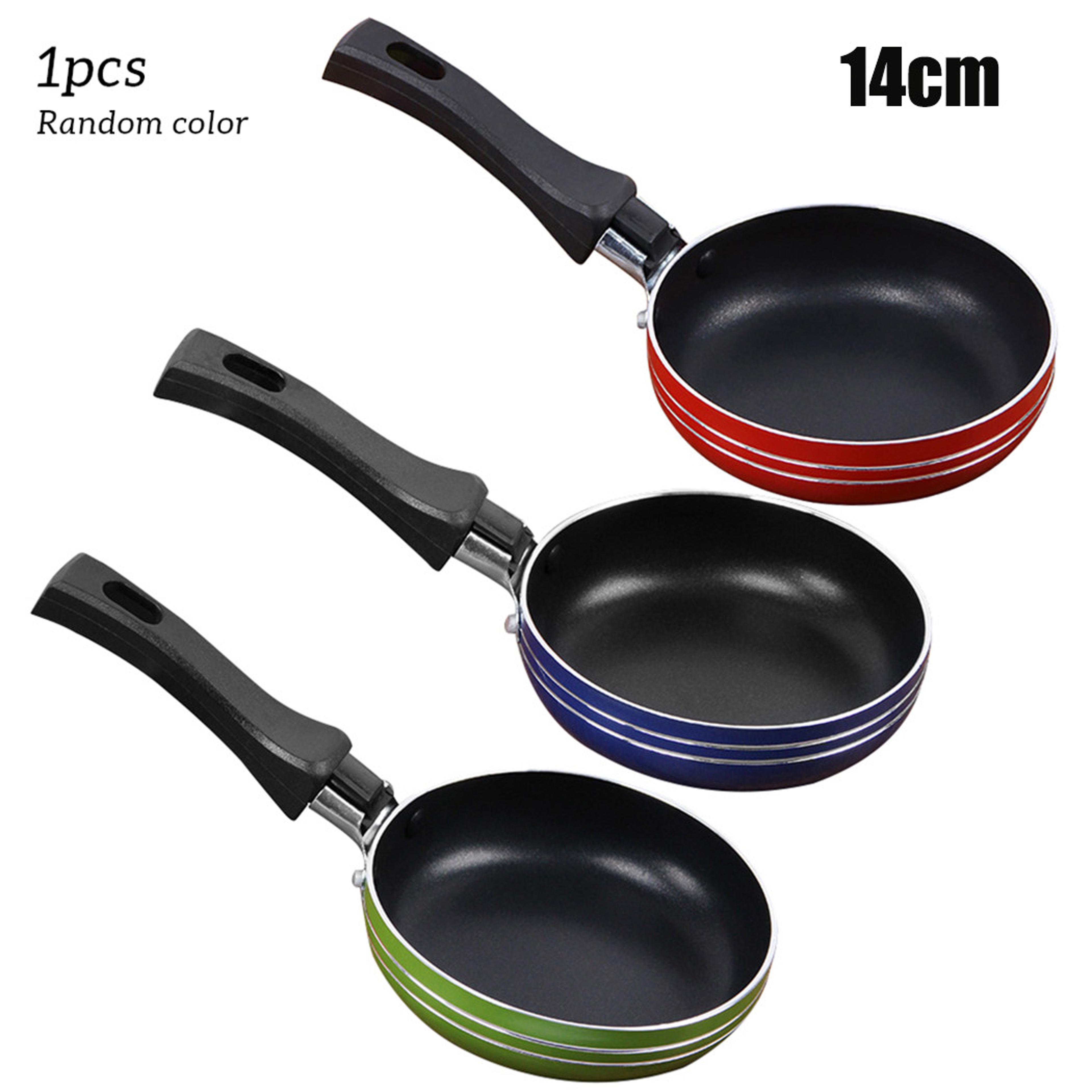 12cm14cm16cm Mini Frying Pan NonStick Steel Frypan Pot Saucepan Random Color For Cookware Kitchen C 7
