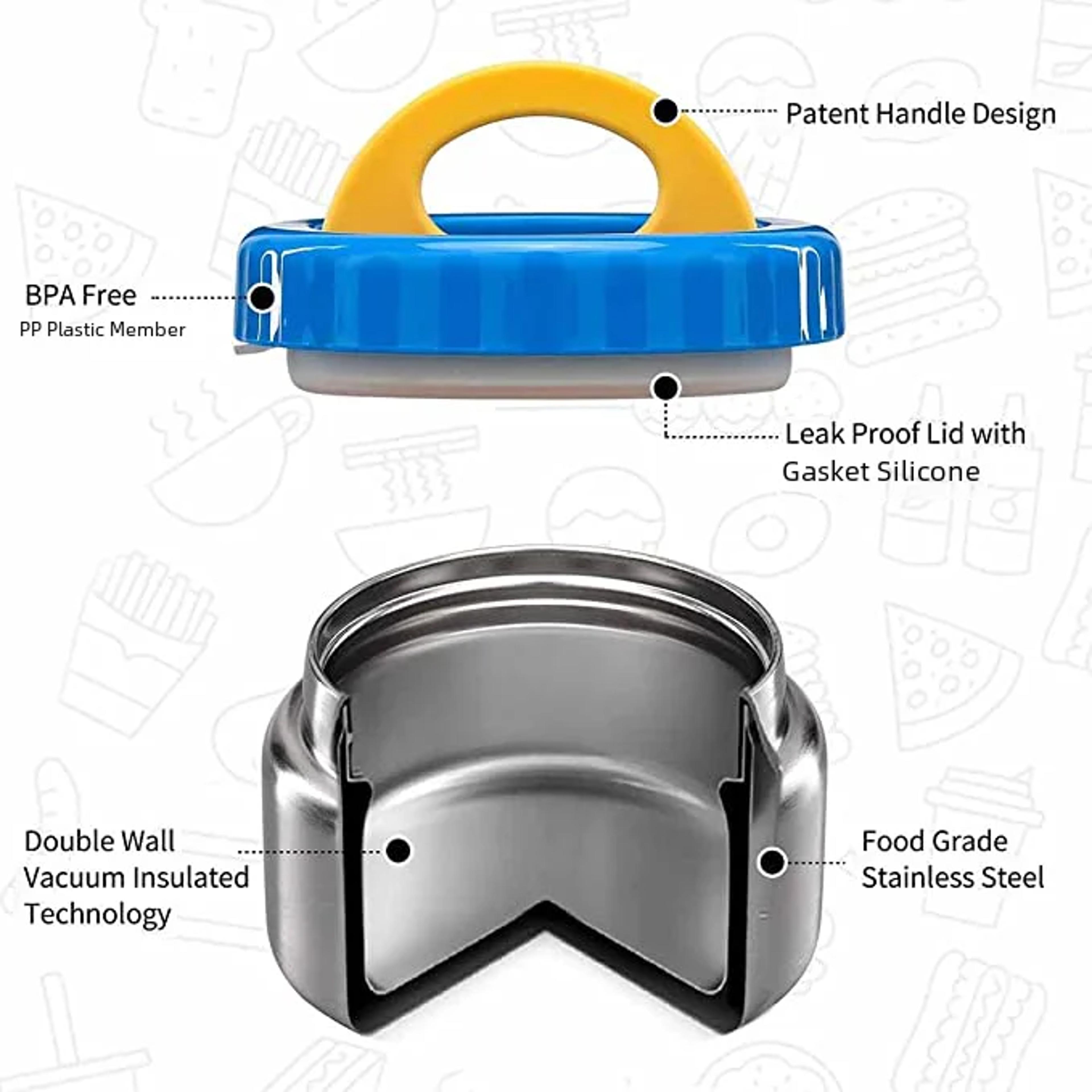 Soup Thermo Wide Mouth Vacuum Insulated Food Jar Leak Proof Stainless Steel Kids Lunch Container Fo 5
