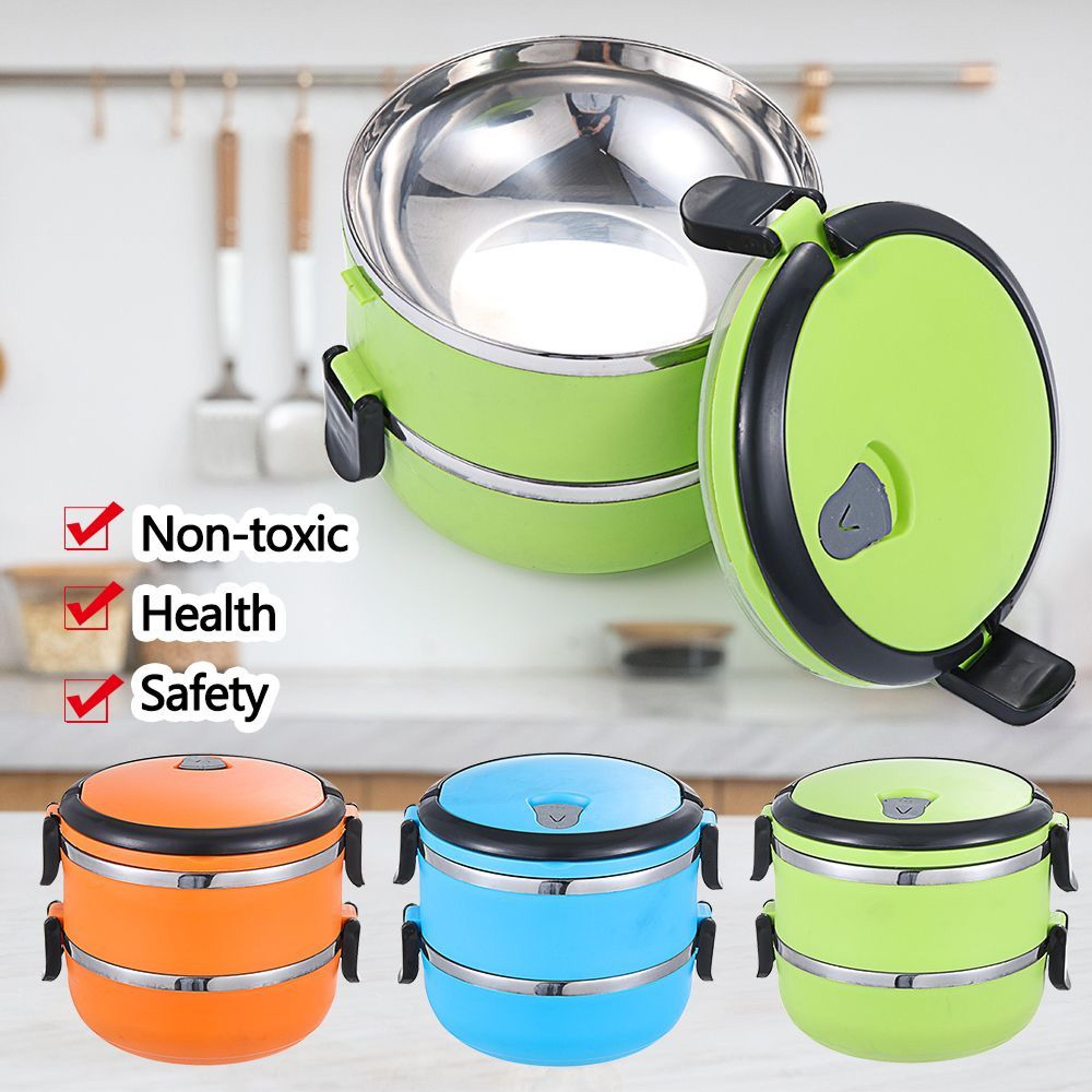 Hot Food Flask Stainless Steel Lunch Box Thermos Vacuum Insulated Travel Lunch Box Portable Food Co