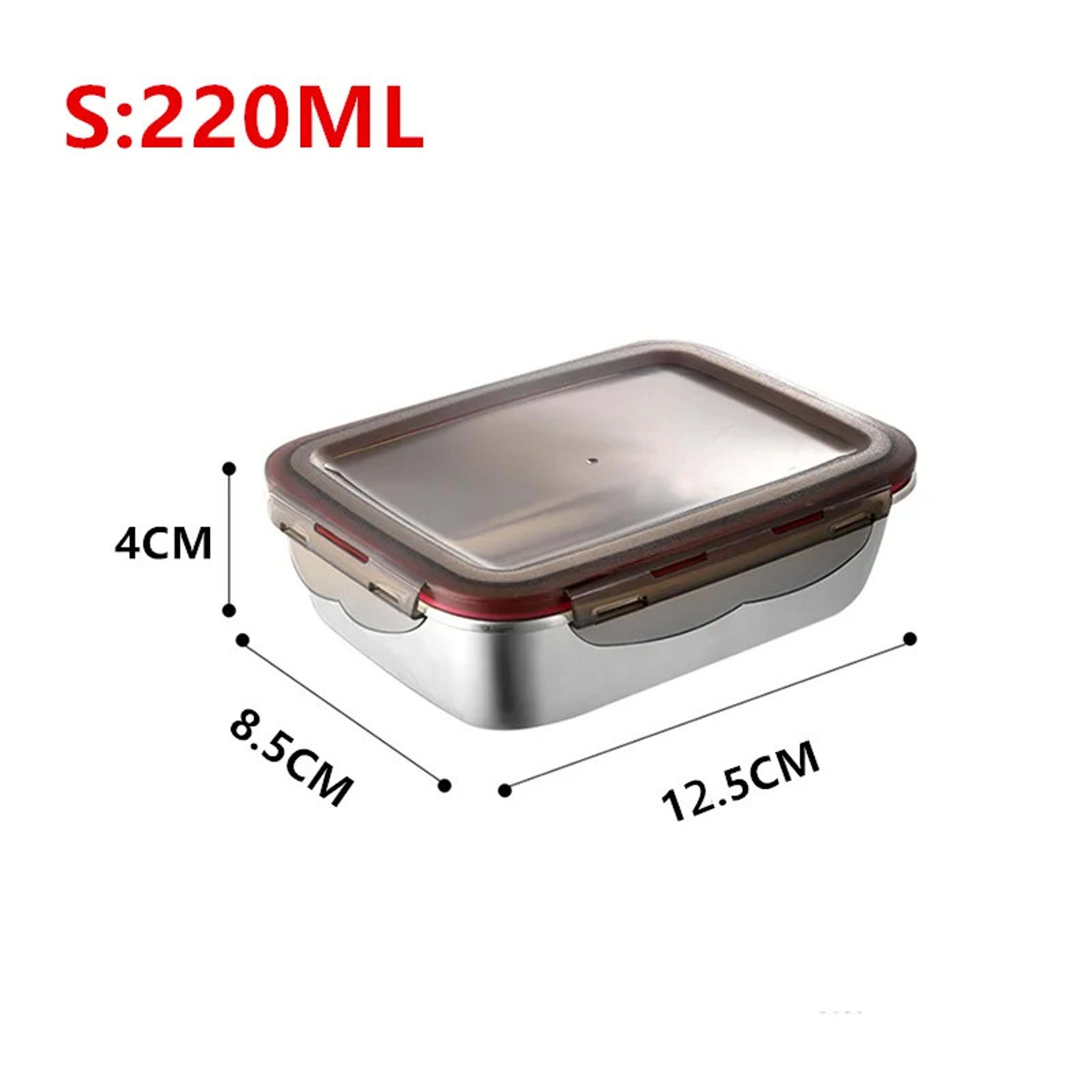 Stainless Steel Bento Box Leakproof Food Storage Lunch Box Microwave Heating Travel Pickle Box For  3