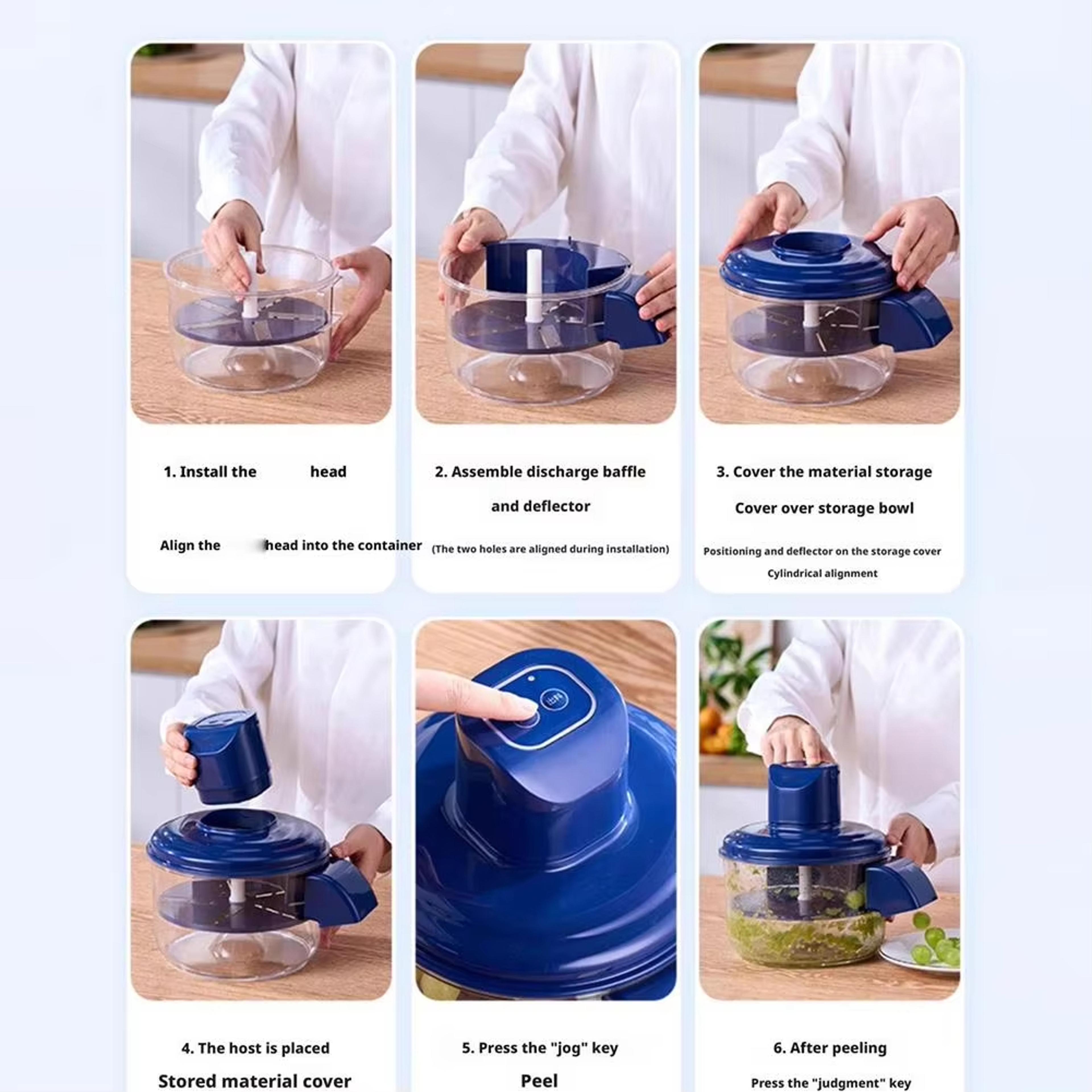 Rechargeable Fruit Peeler Automatic Electric Grape Peeler Machine For Grapes Cherry Tomatoes Garlic 4