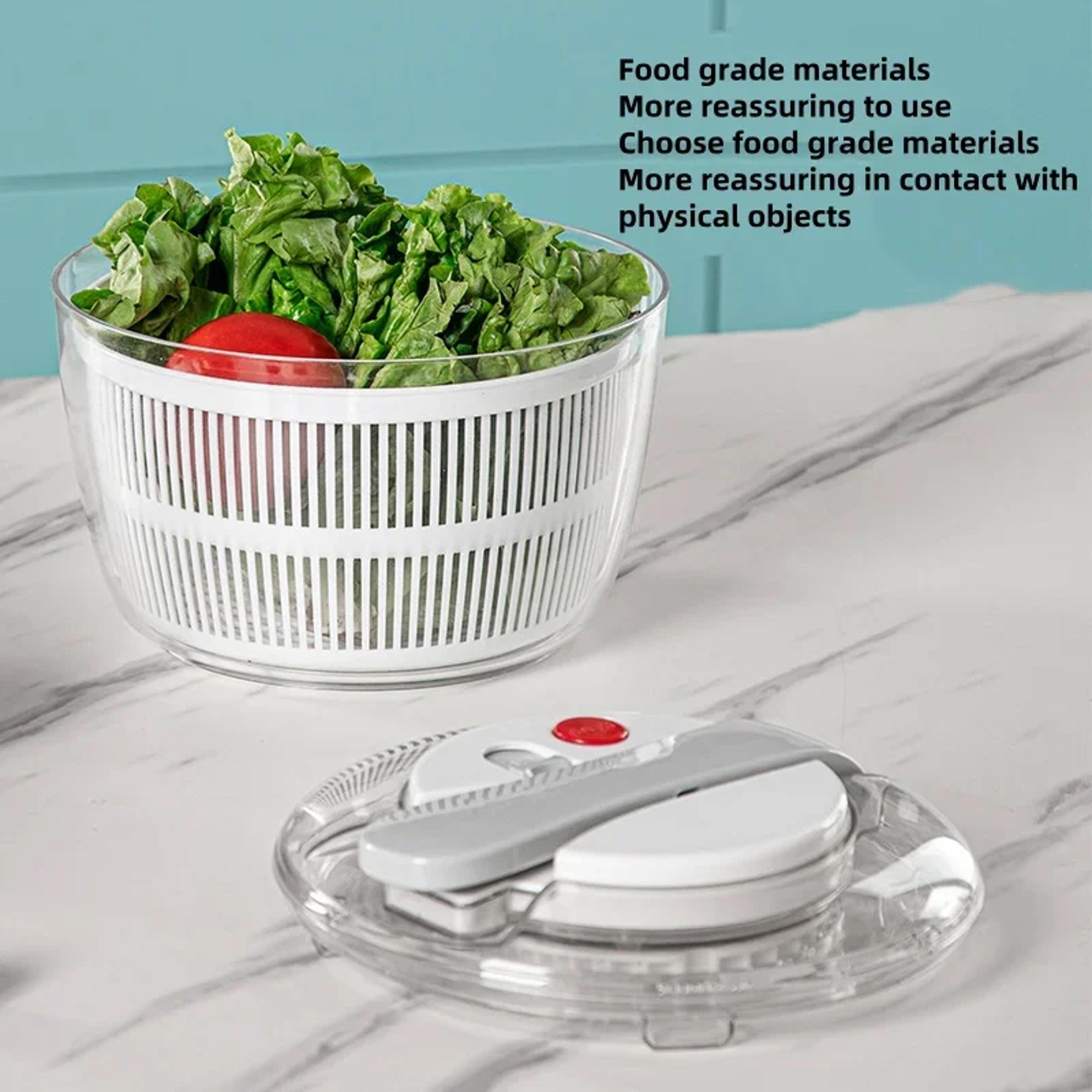Multifunctional Vegetables Salad Spinner Lettuce Leaf Washer  Vegetable Dehydrator Salad Dryer Mixe 2