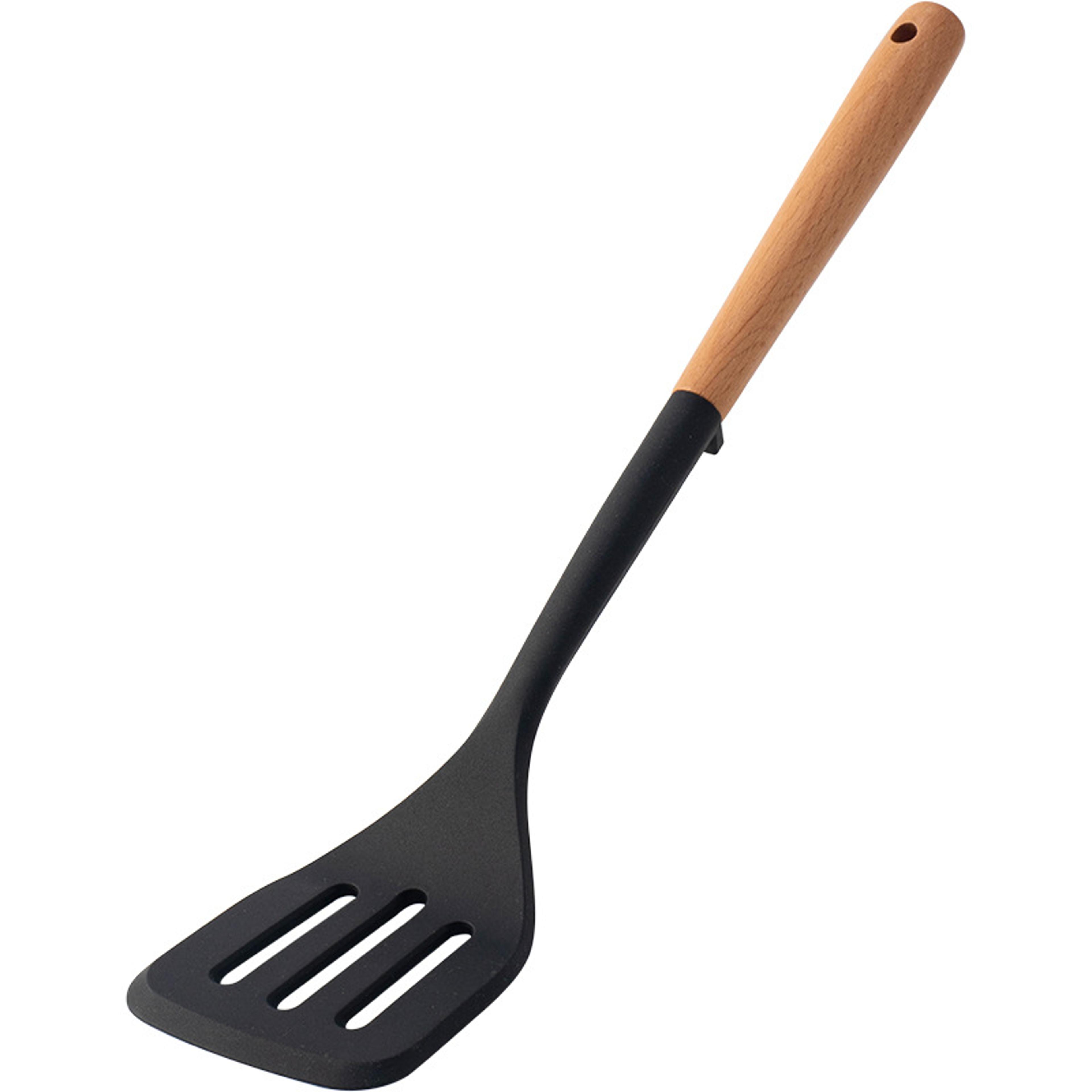 Silicone Spatula For Non Stick Pan Wooden Handle Heatresistant Silicone Cooking Spoon Kitchen Tool  5