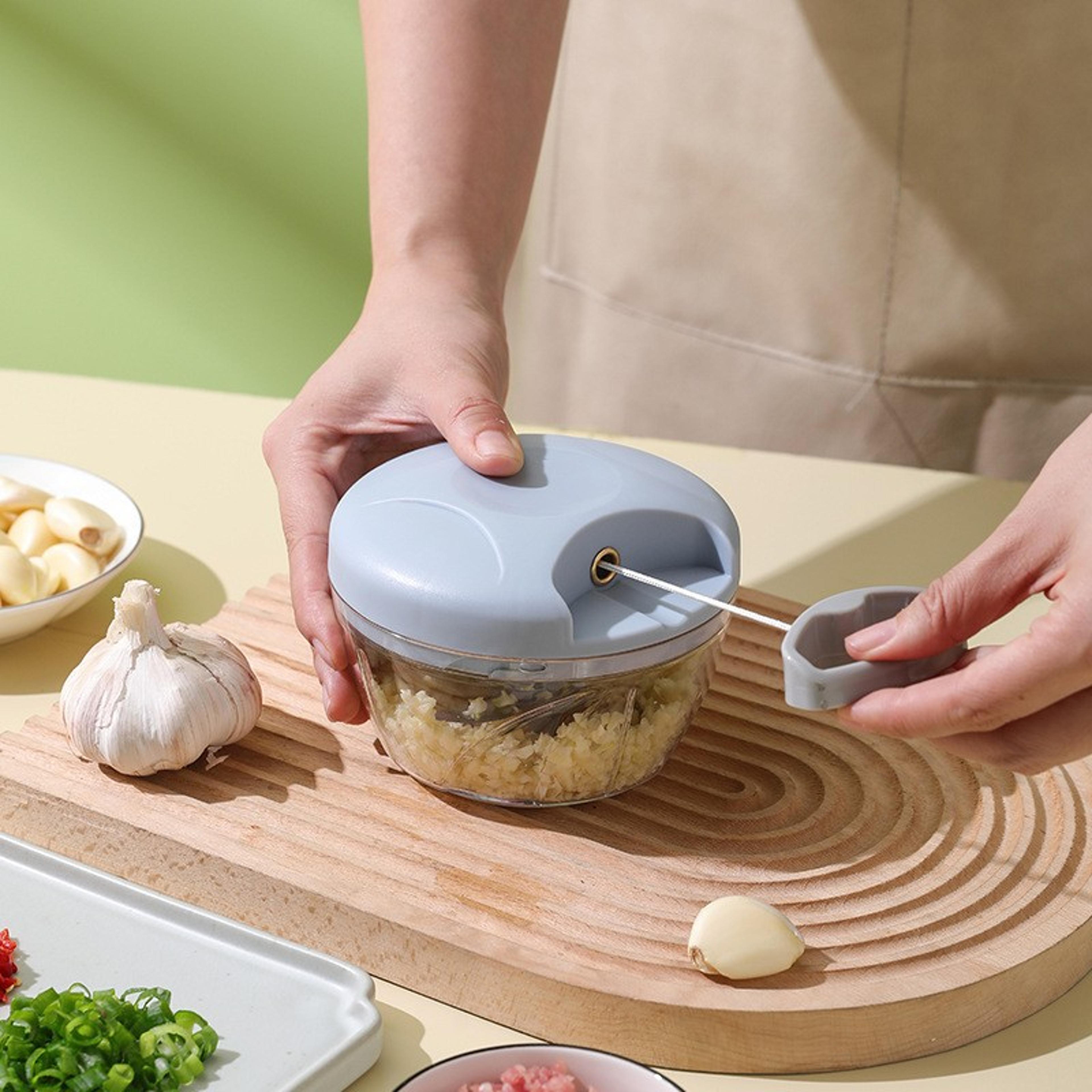 Home Garlic Press Manual Mincer Garlic Crusher And Paste Grinder MultiFunction Meat Mincer Baby Foo 2