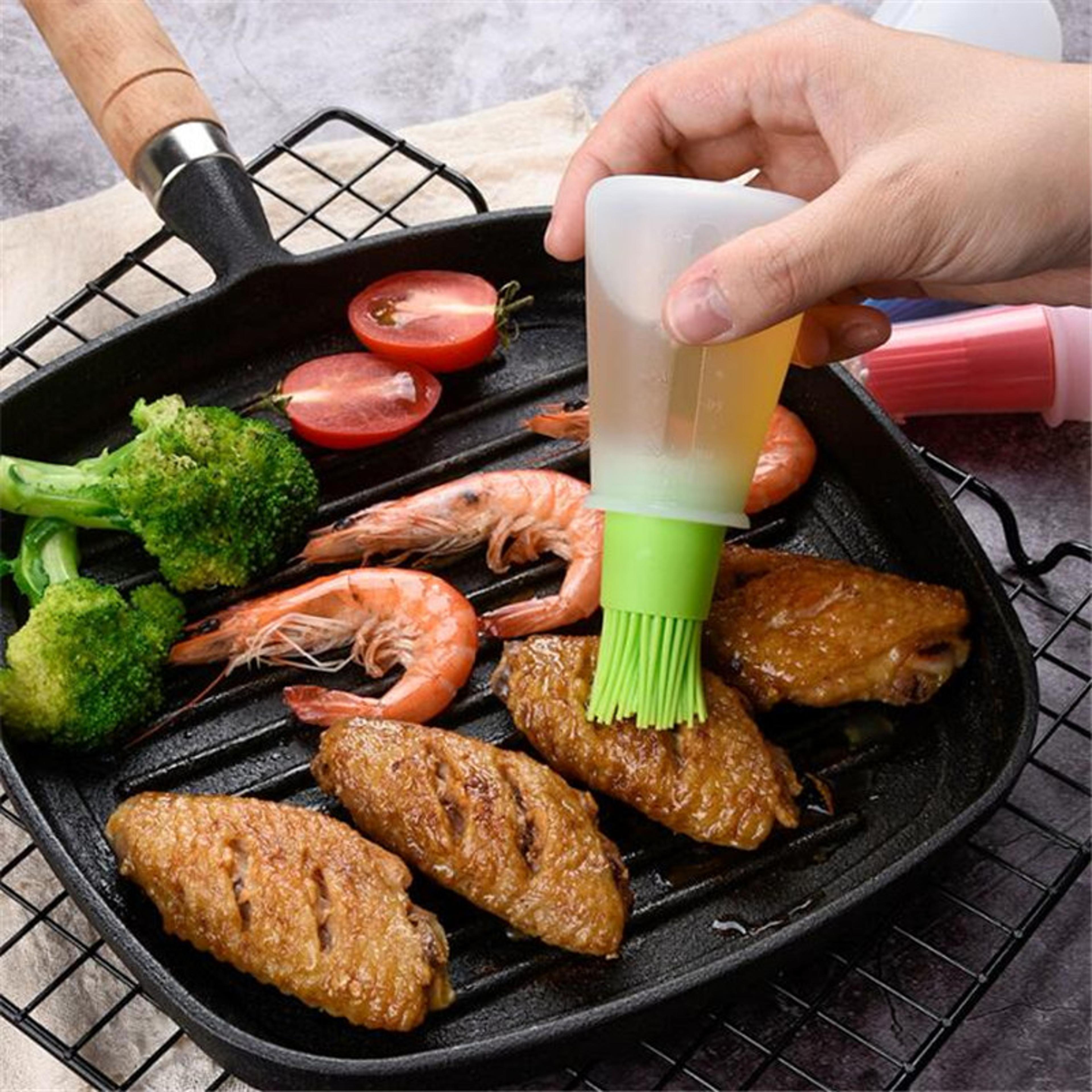 High Temperature Resistant Silicone Bottle Brush Kitchen Tools Oil Brush BBQ Brush Household Baking 2