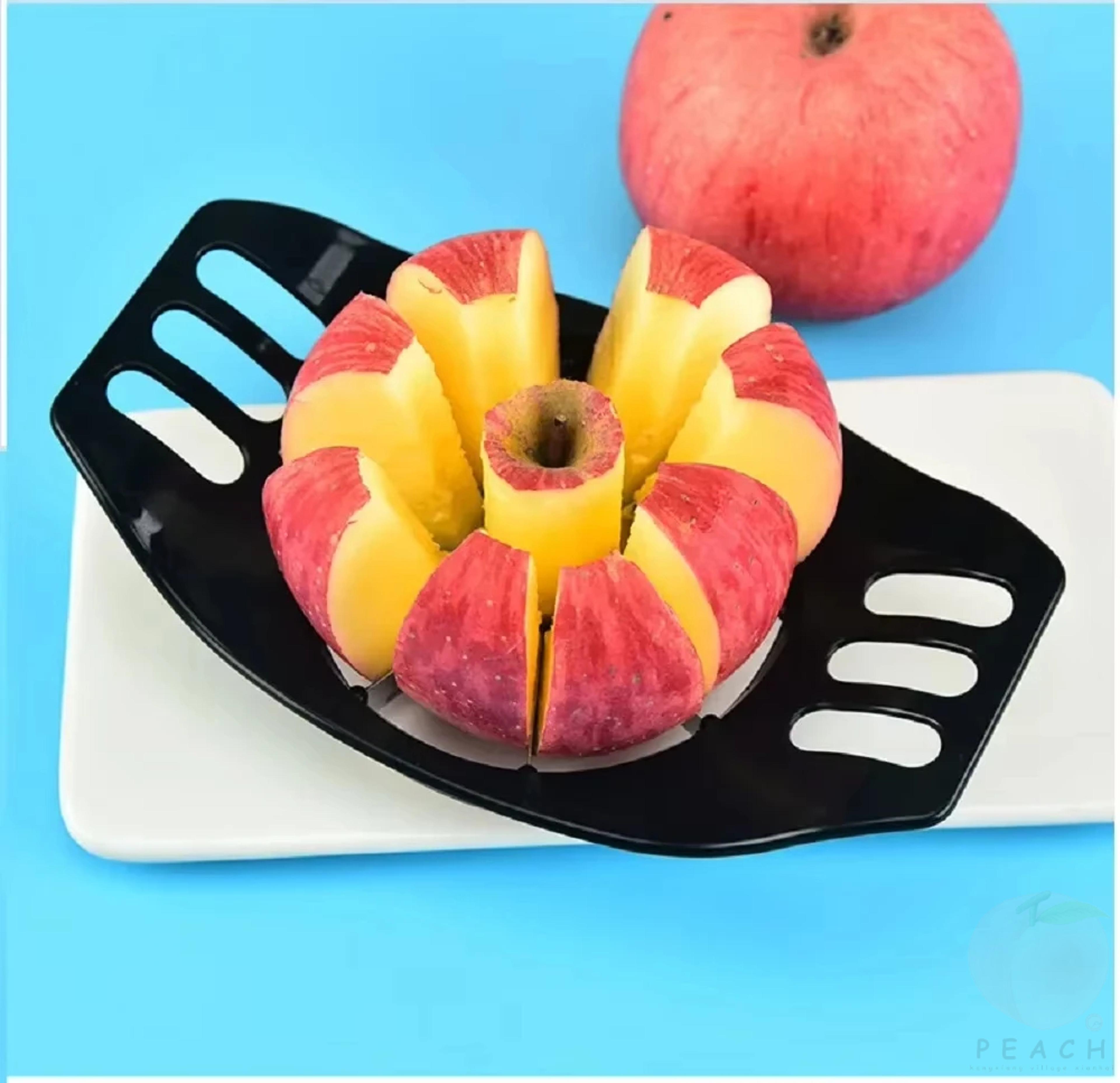 stainless steel apple-cutter, slice apples in seconds, stainless steel apple cutter