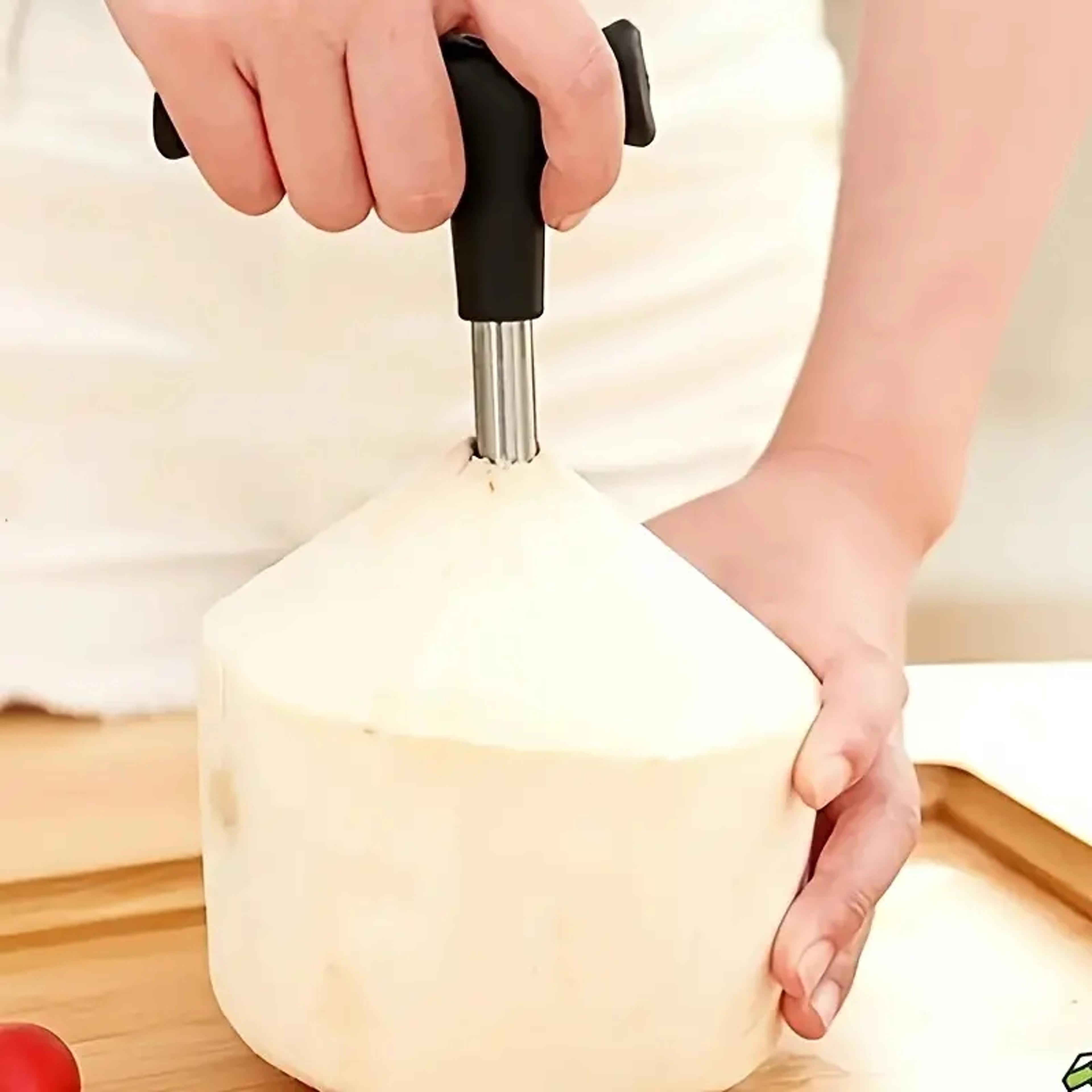 stainless steel coconut opener, coconut shell opener, kitchen drilling knife, coconut green hole opener