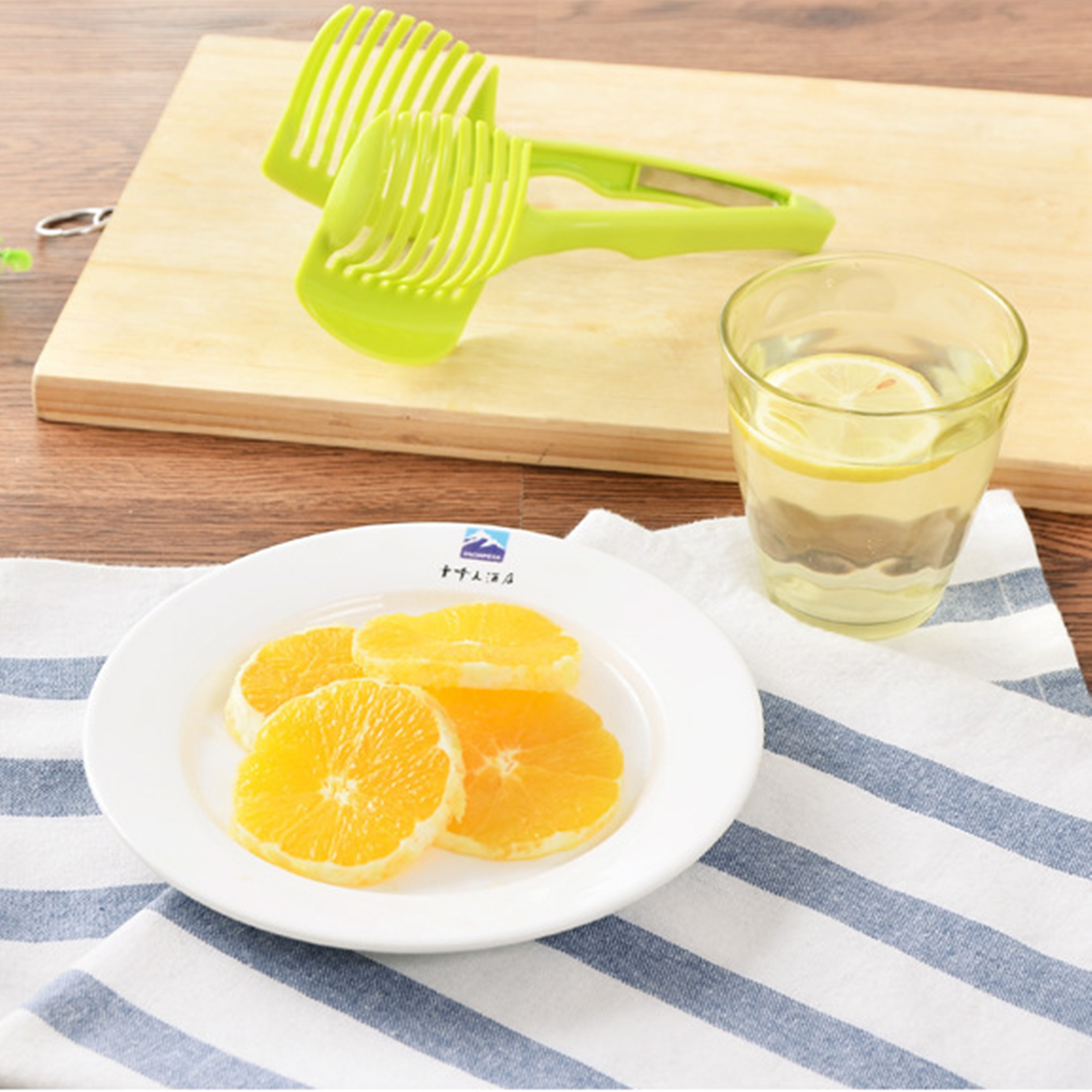 Plastic Kitchen Handheld Potato Slicer Tomato Cutter Tool Lemon Cutting Cooking Kitchen Accessories 4