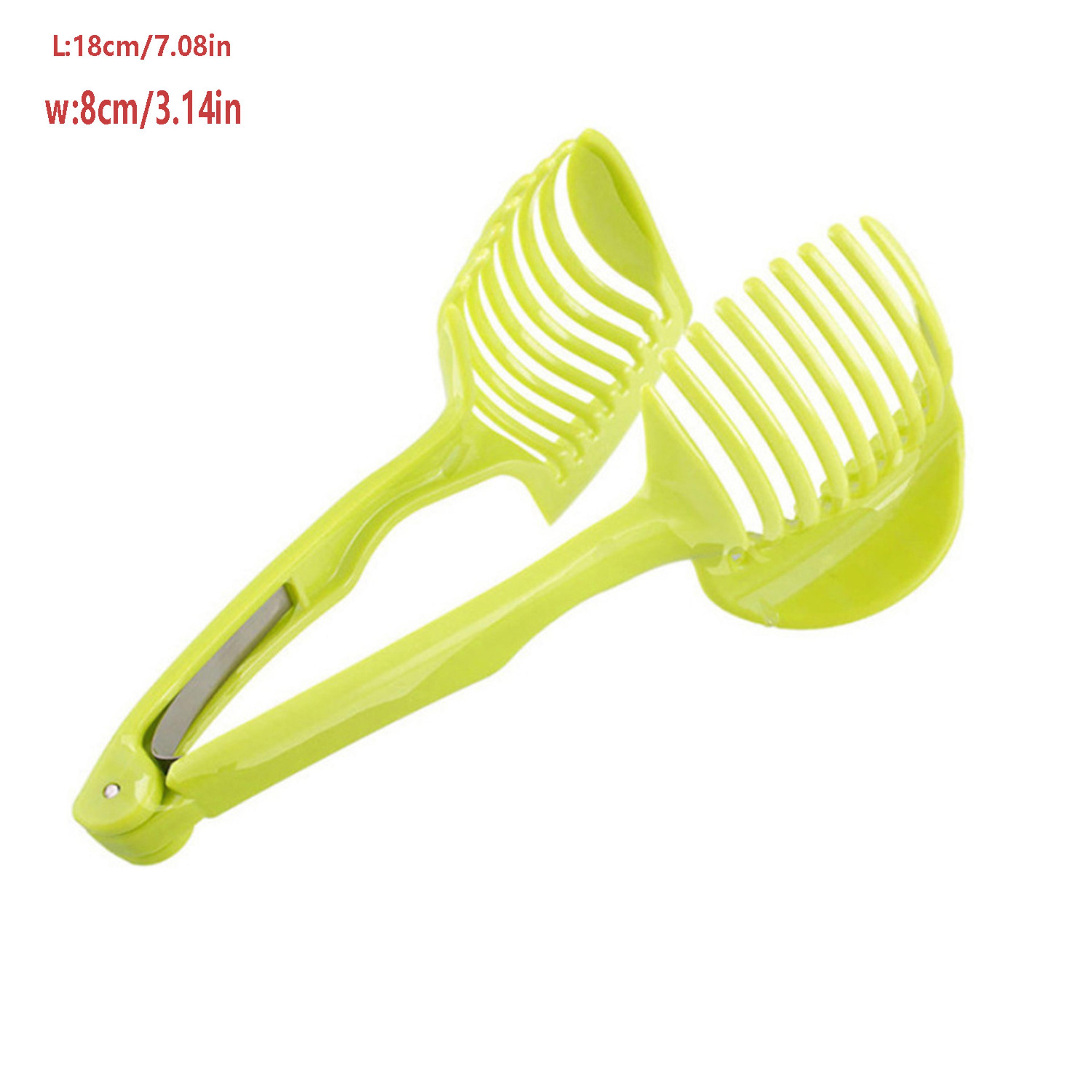 Plastic Kitchen Handheld Potato Slicer Tomato Cutter Tool Lemon Cutting Cooking Kitchen Accessories 5