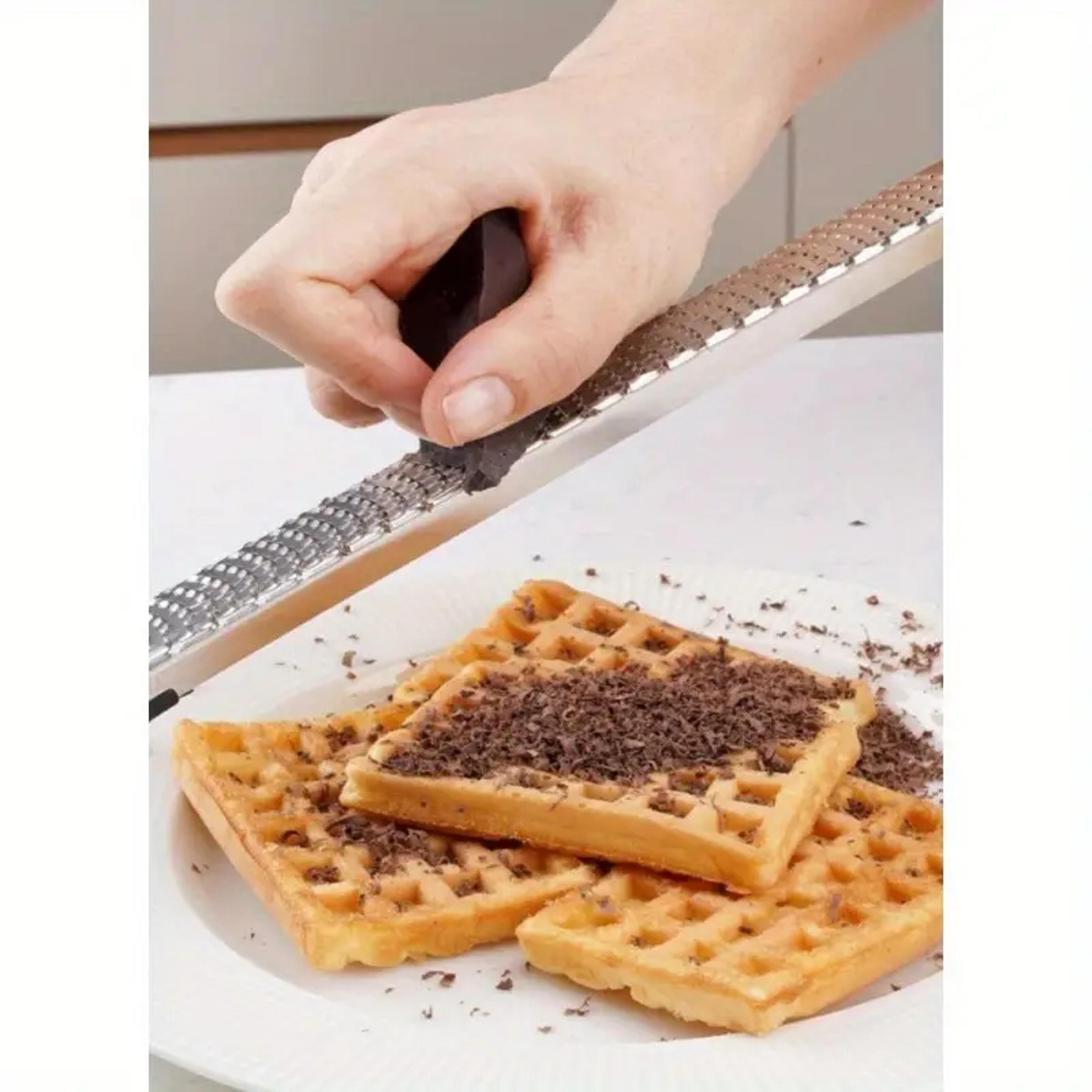 MultiPurpose Handheld Stainless Steel Kitchen Grater Ideal For Citrus Zest Cheese Chocolate Ginger  3