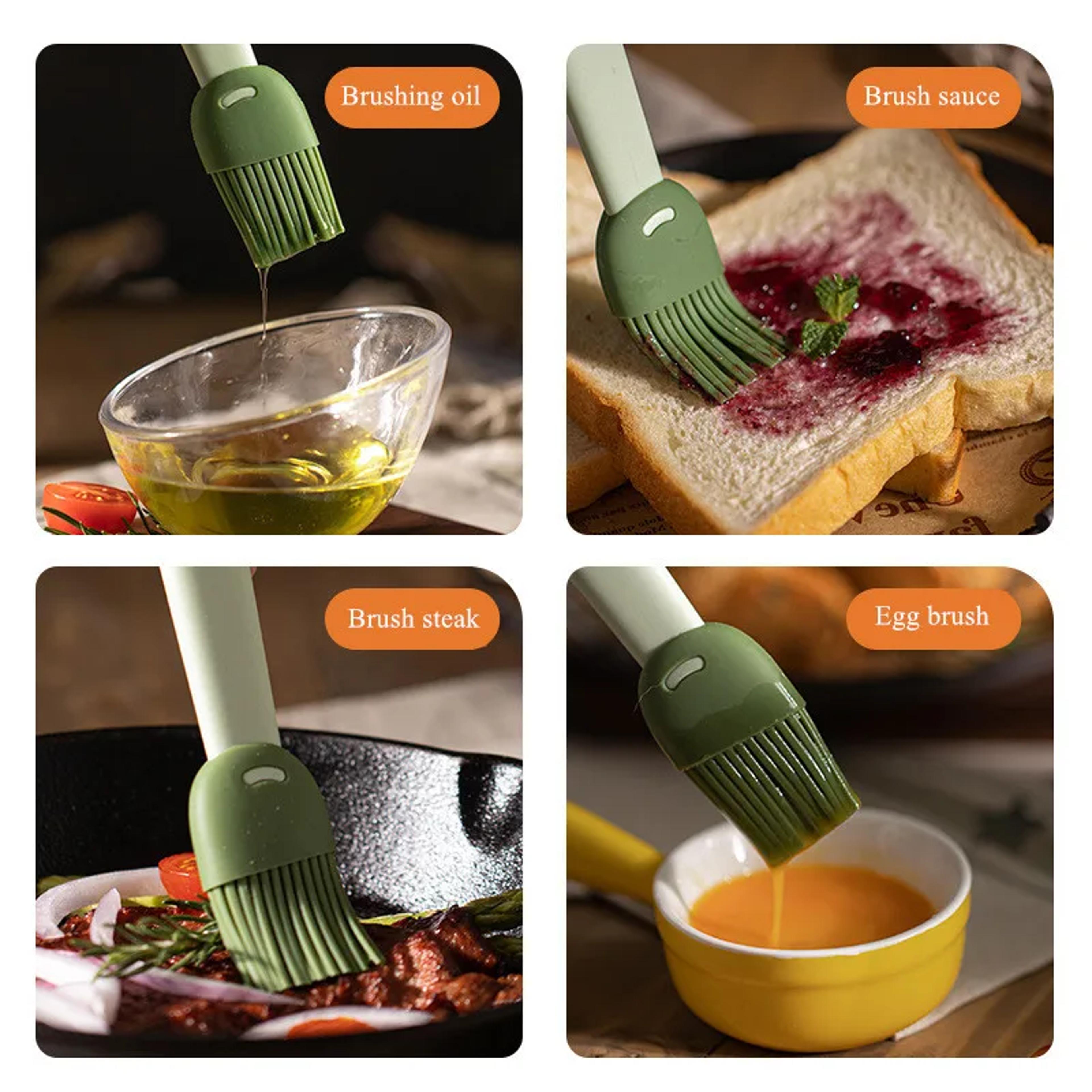 Silicone Oil Brushes Heat Resistant Oil Brush BBQ Tool For Barbecue Kitchen Gadgets  Outdoor Cookin 2