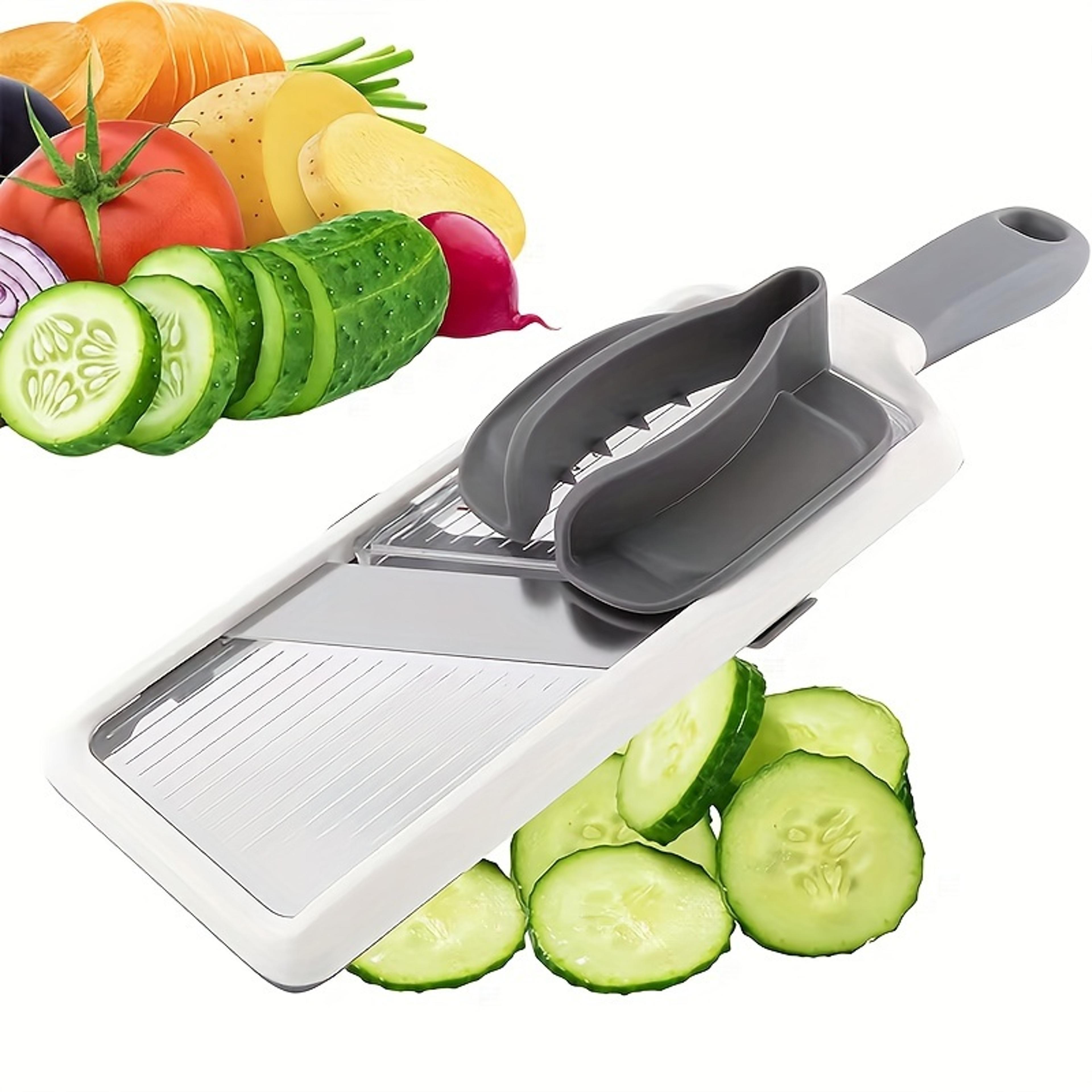 premium handheld vegetable slicer with adjustable blade multi use kitchen cutter tool