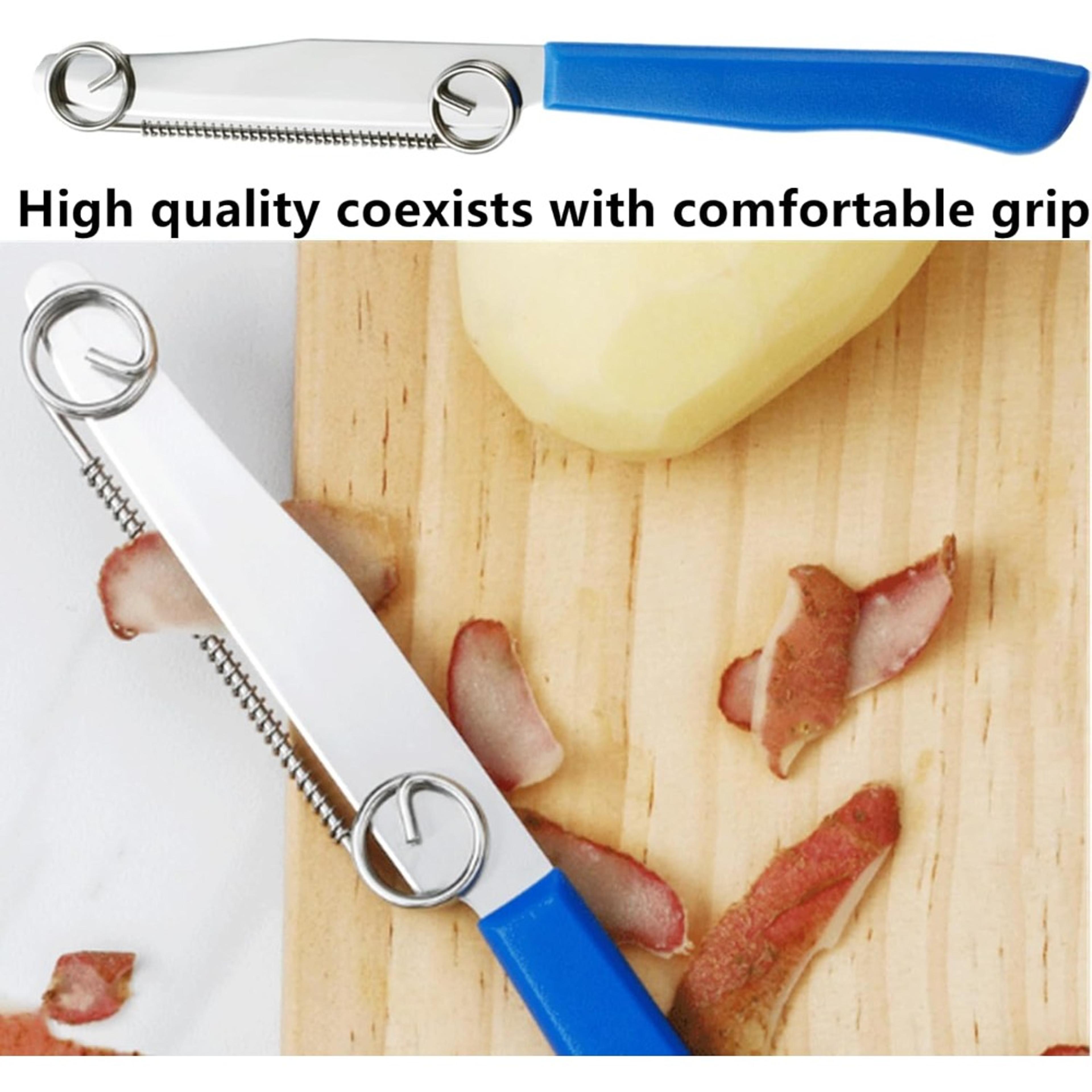 Fruit Peeler Knife Stainless Steel Fruit Knife With Ergonomic Handle Portable Fruit Peeling Tool 3