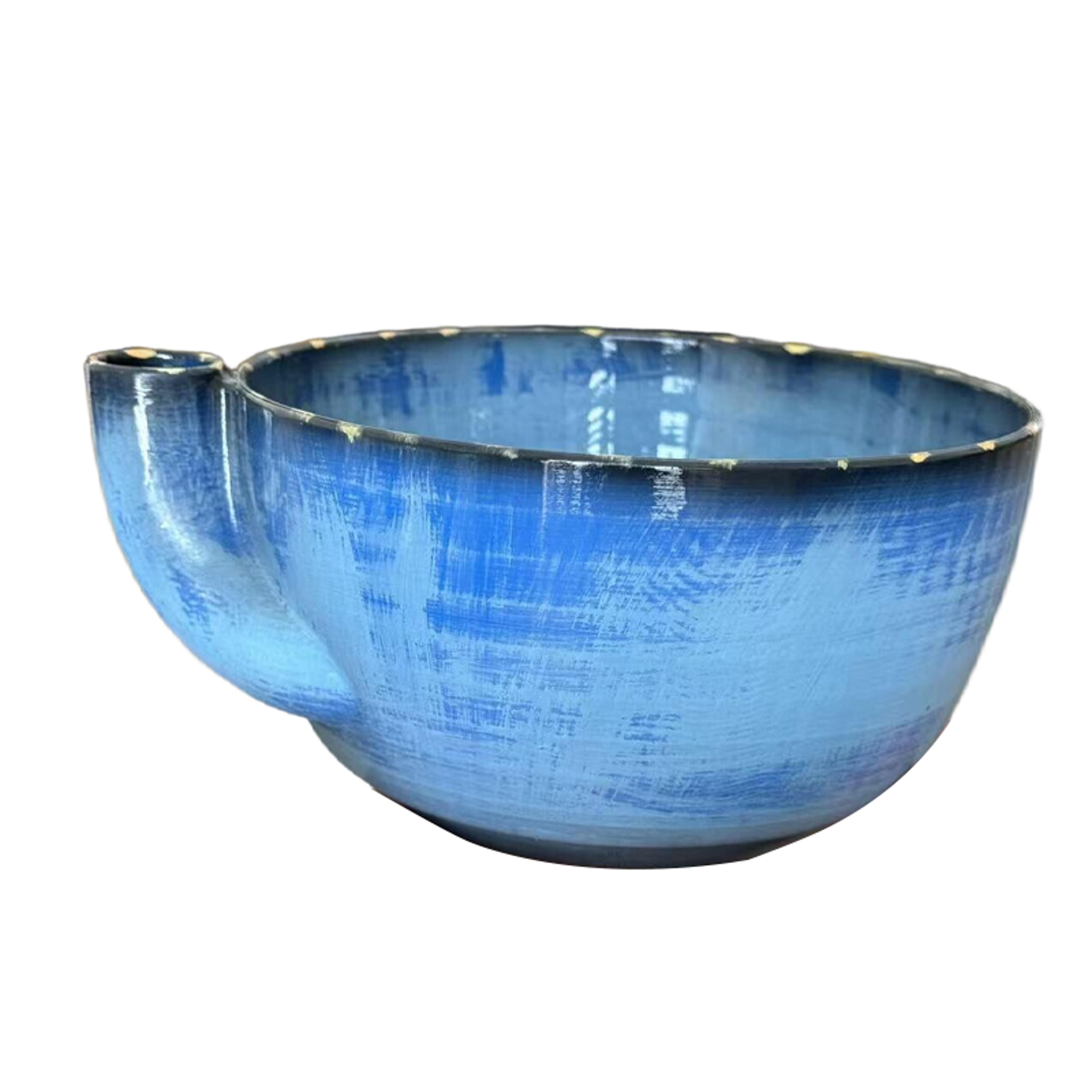 Stoneware Vortex Fruit Washing Bowl Self Rinsing Berry Washing Bowl  Rinse Colander 8