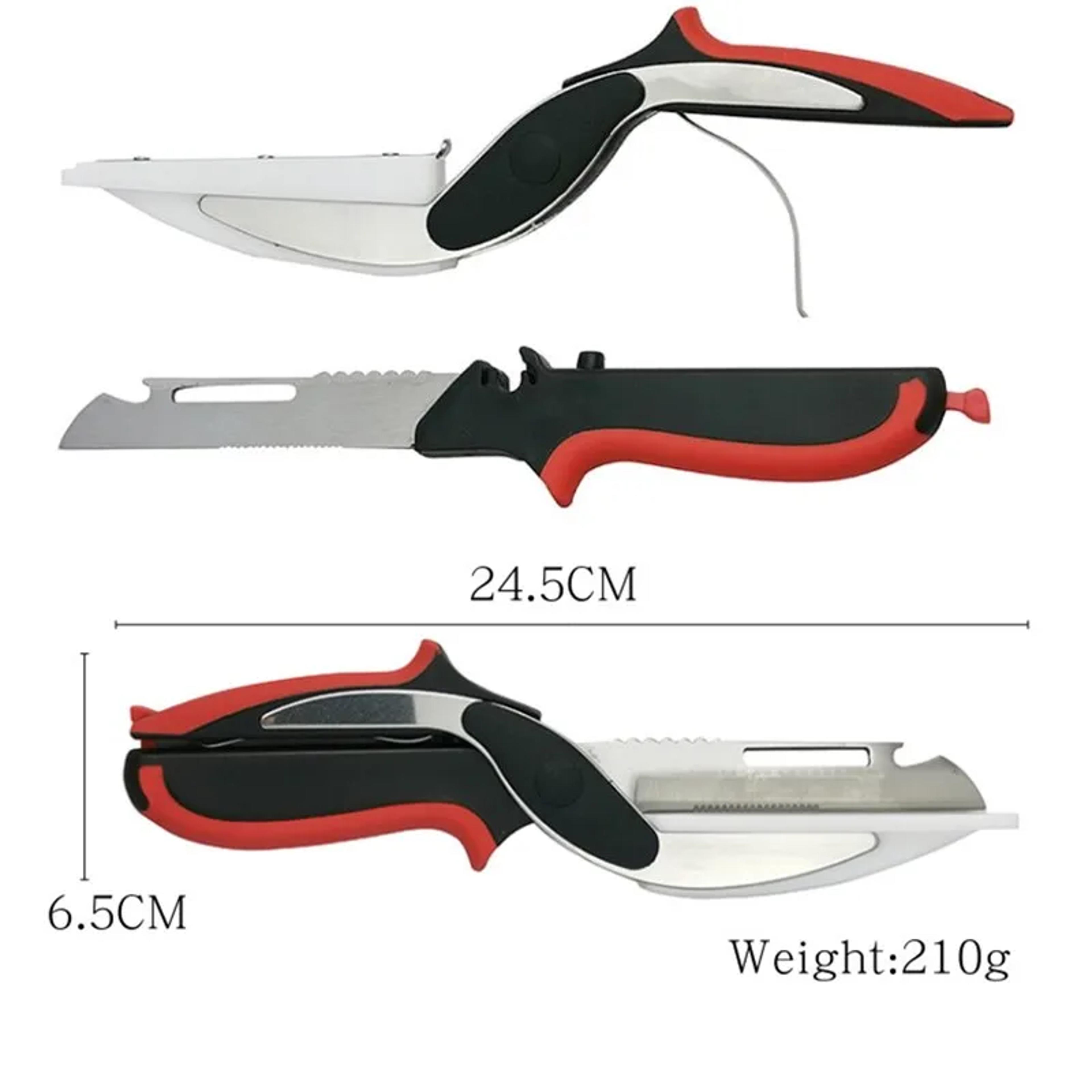 Multifunction Kitchen Scissors  Vegetable Cutter Scissors 6 In 1 Food Prep Tool 3