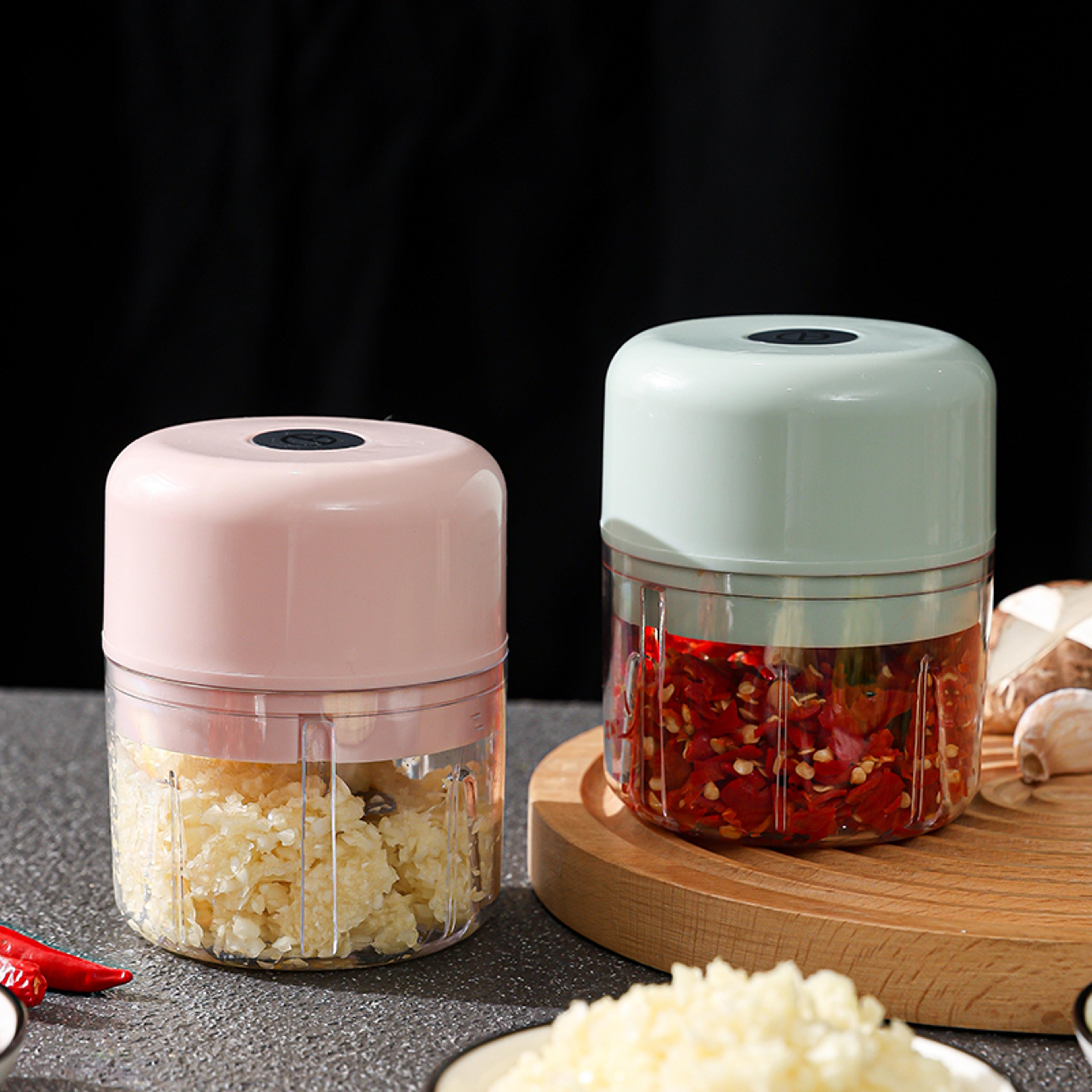 portable usb rechargeable mini electric food chopper & electric garlic masher