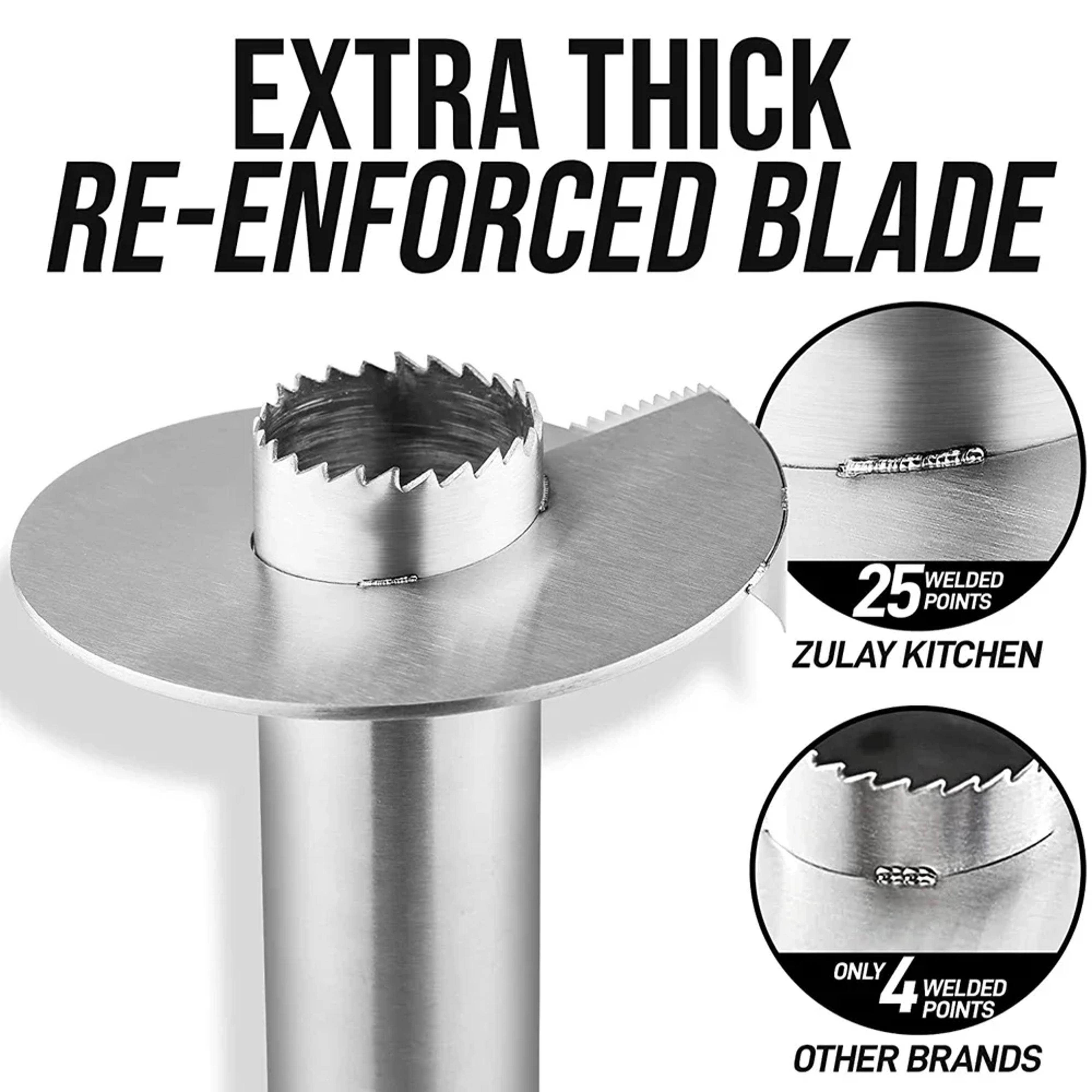 Pineapple Cutter And Slicer Stainless Steel Fruit Peeler With Built In Coring Blade 3