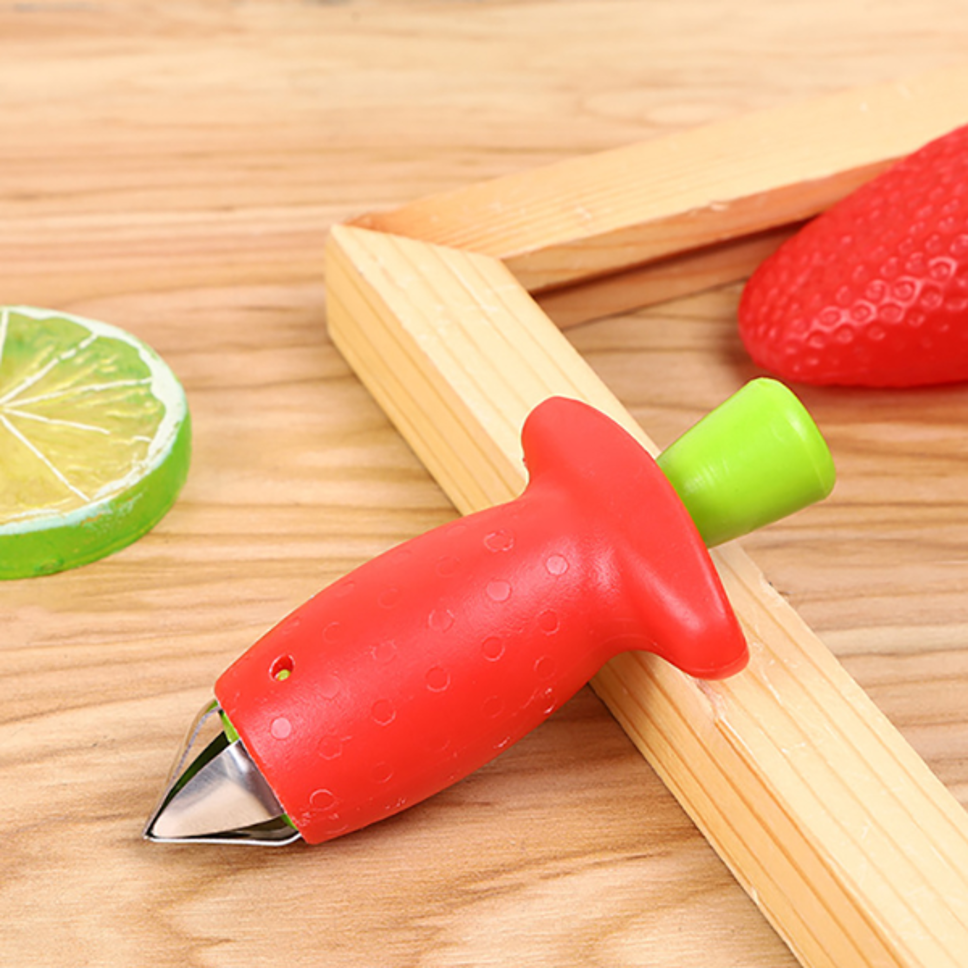 Quickly remove strawberry stems and cores with this easytouse tool Reduce waste save time and p