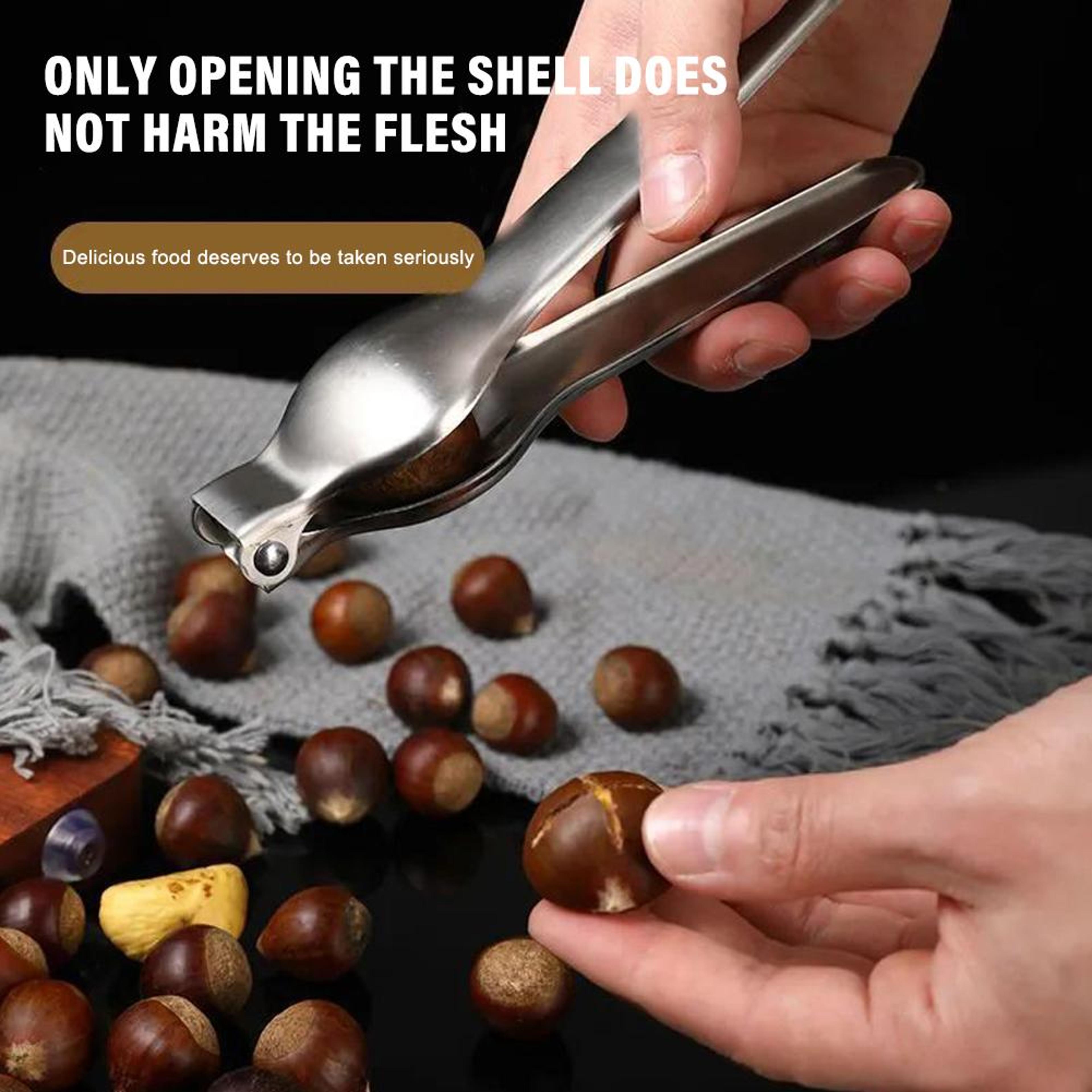 Chestnut Master Stainless Steel Chestnut Opener  Nut Cracker Tool 2
