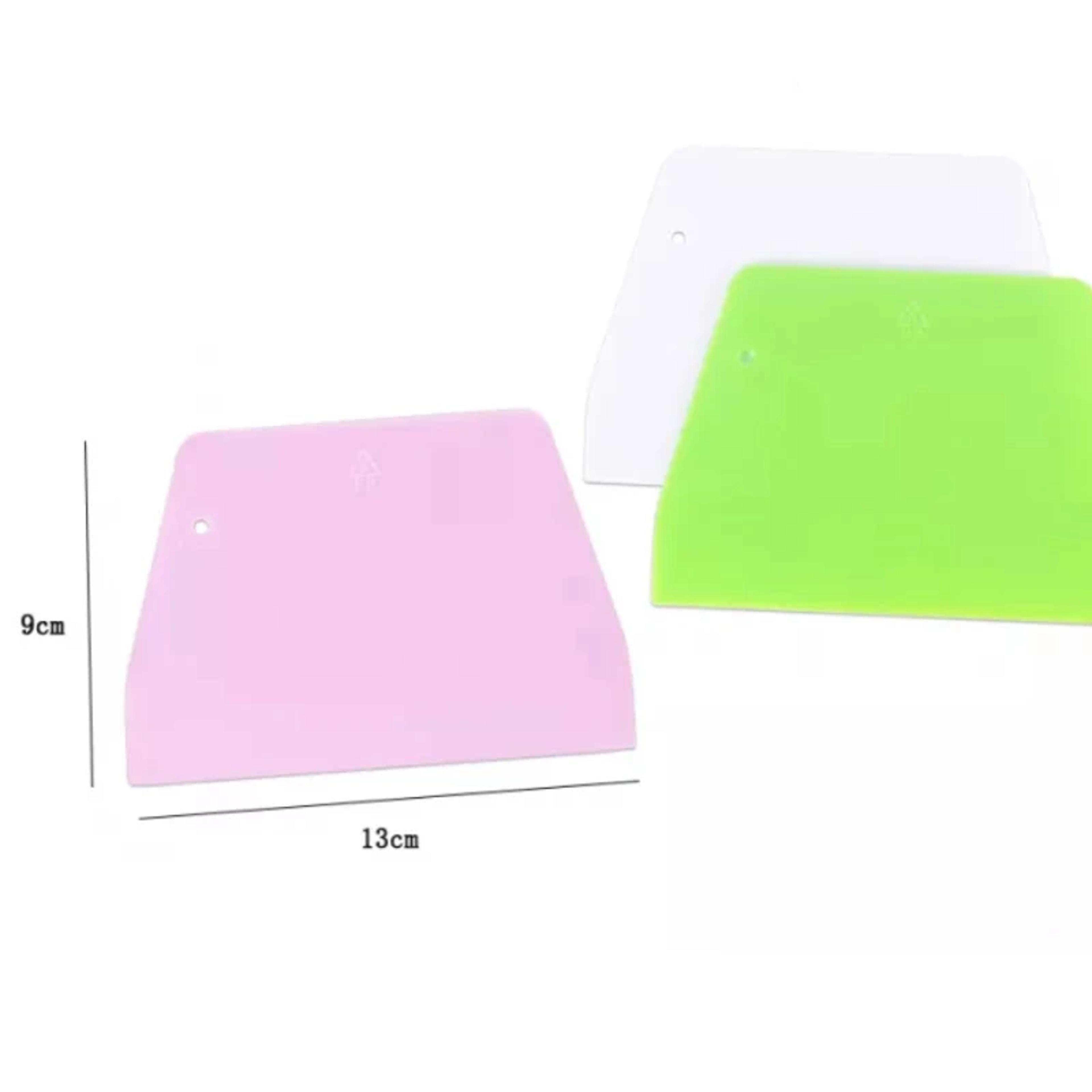 Flex Edge Cake Scraper  Dough Cutter Set Multipurpose Dough Scraper And Cake Spatula For Home Bakin 4
