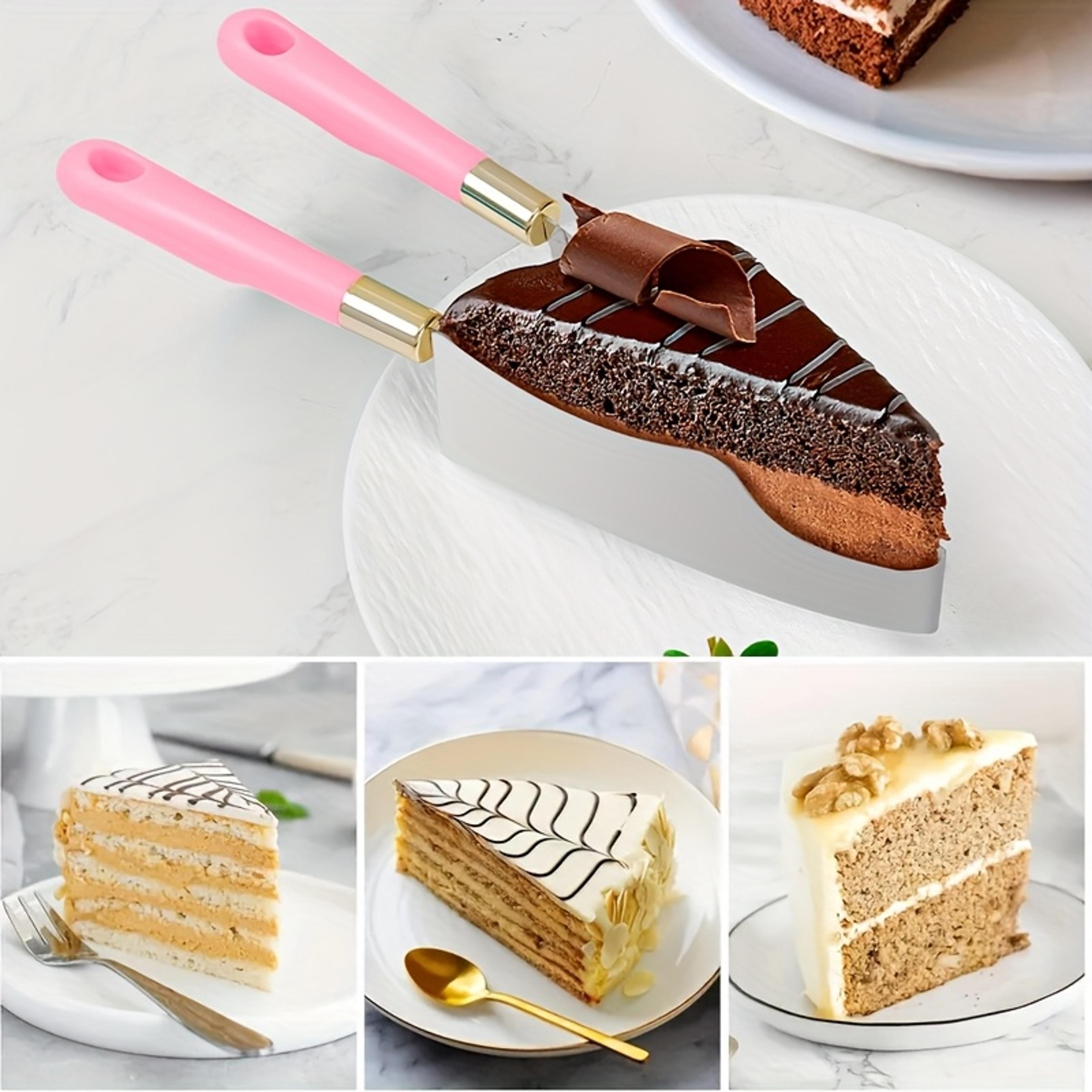 PrecisionSlice Stainless Steel Cake Slicer  Triangle Cake Cutter 1