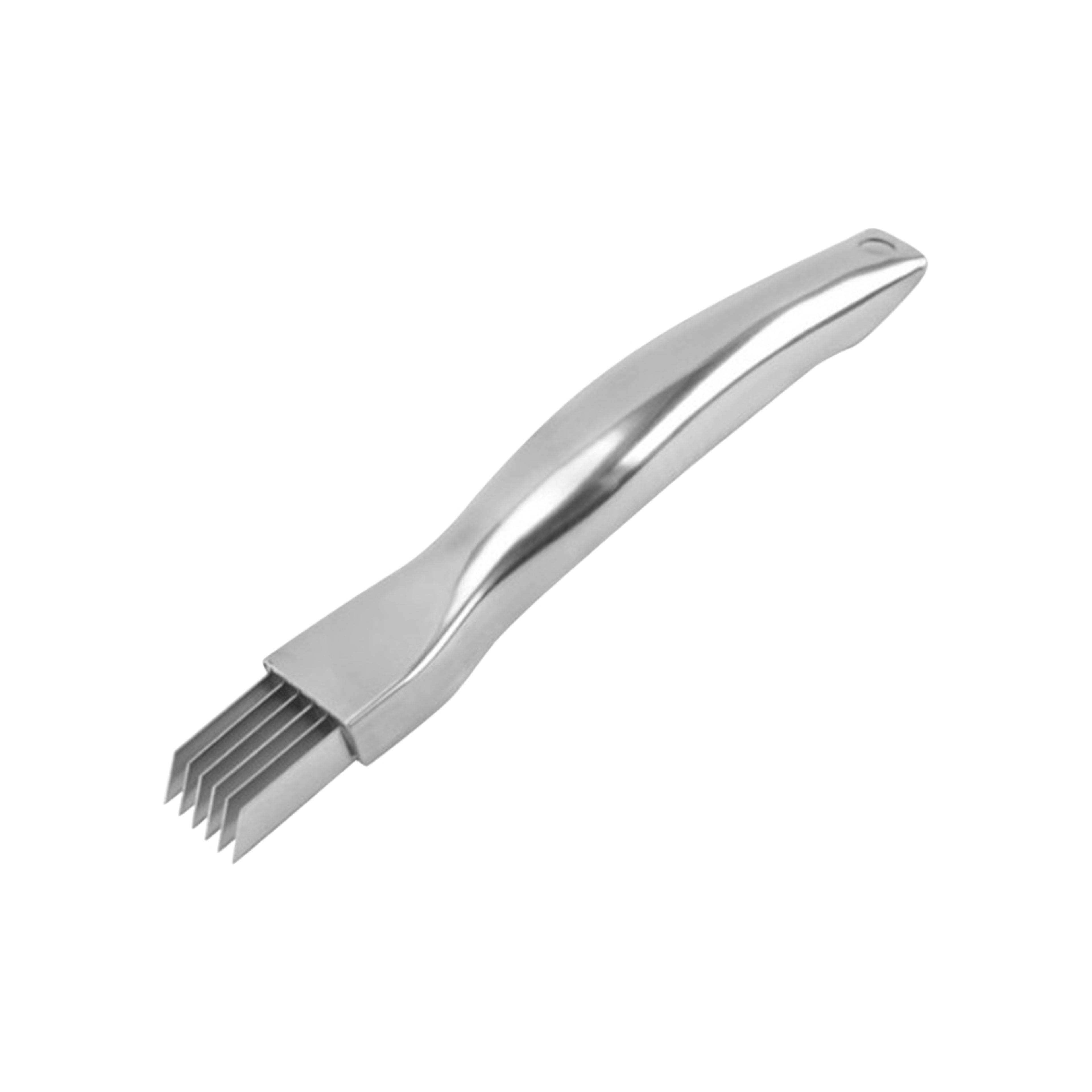 Multi Blade Green Onion Cutter Stainless Steel Vegetable Slicer  Herb Shredding Knife 5