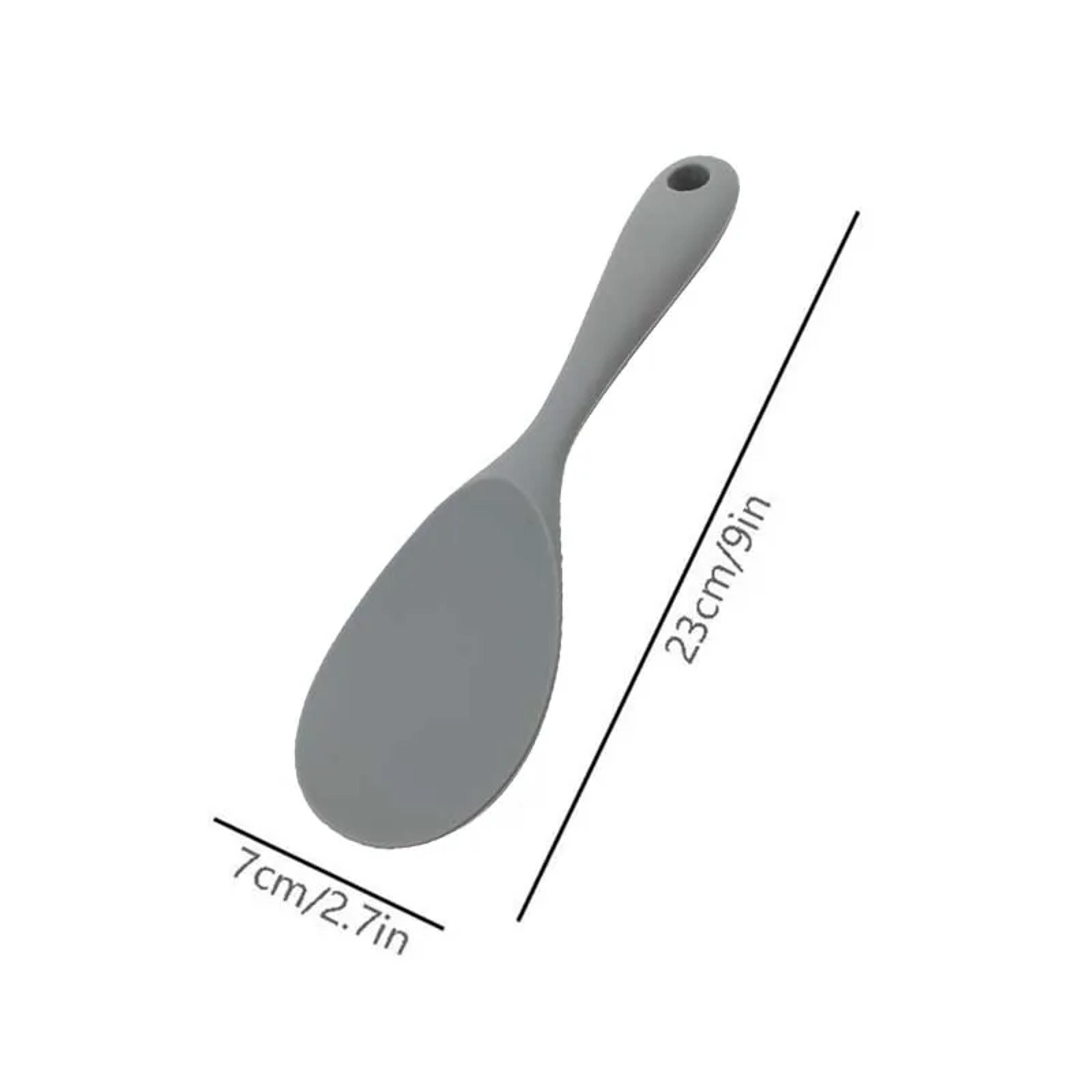 Heat Resistant Silicone Rice Spoon  Non Stick Rice Paddle For Rice Cookers  Cookware 6
