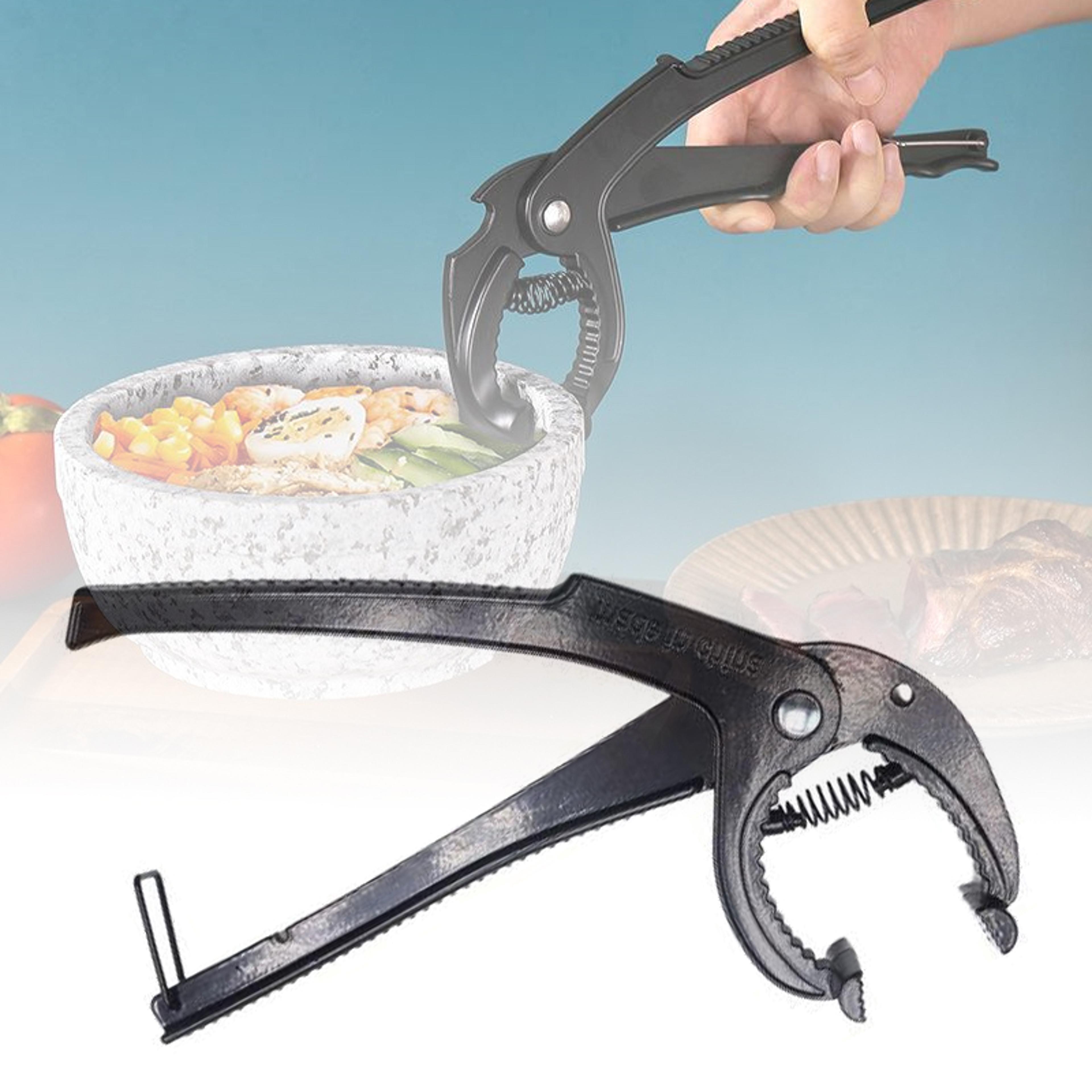 Heat Safe Bowl Gripper Tongs Hot Pot Holder For Air Fryer Grill  Kitchen Cookware 1