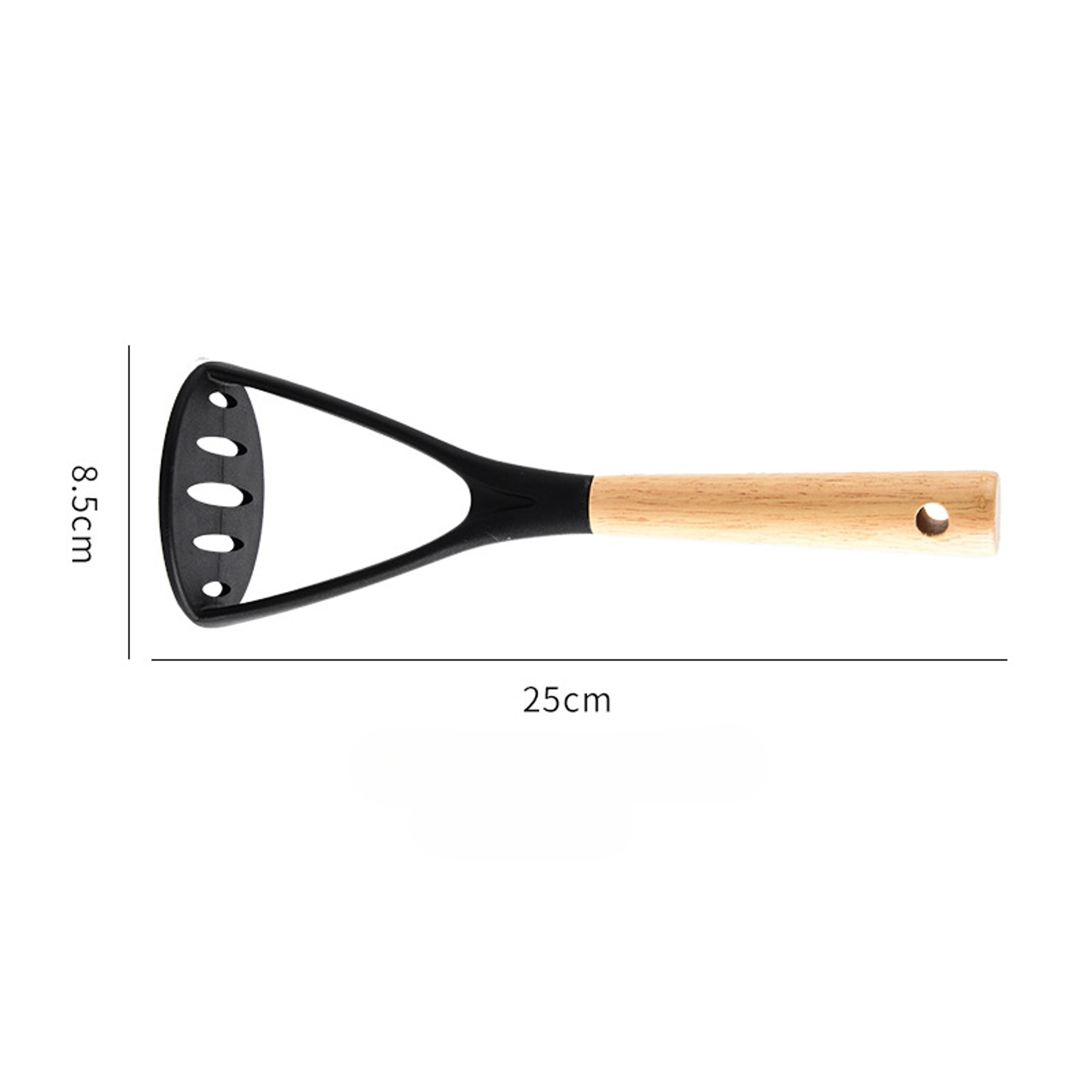 Premium Silicone Potato Masher  Garlic Press Heat Resistant Kitchen Gadget 2