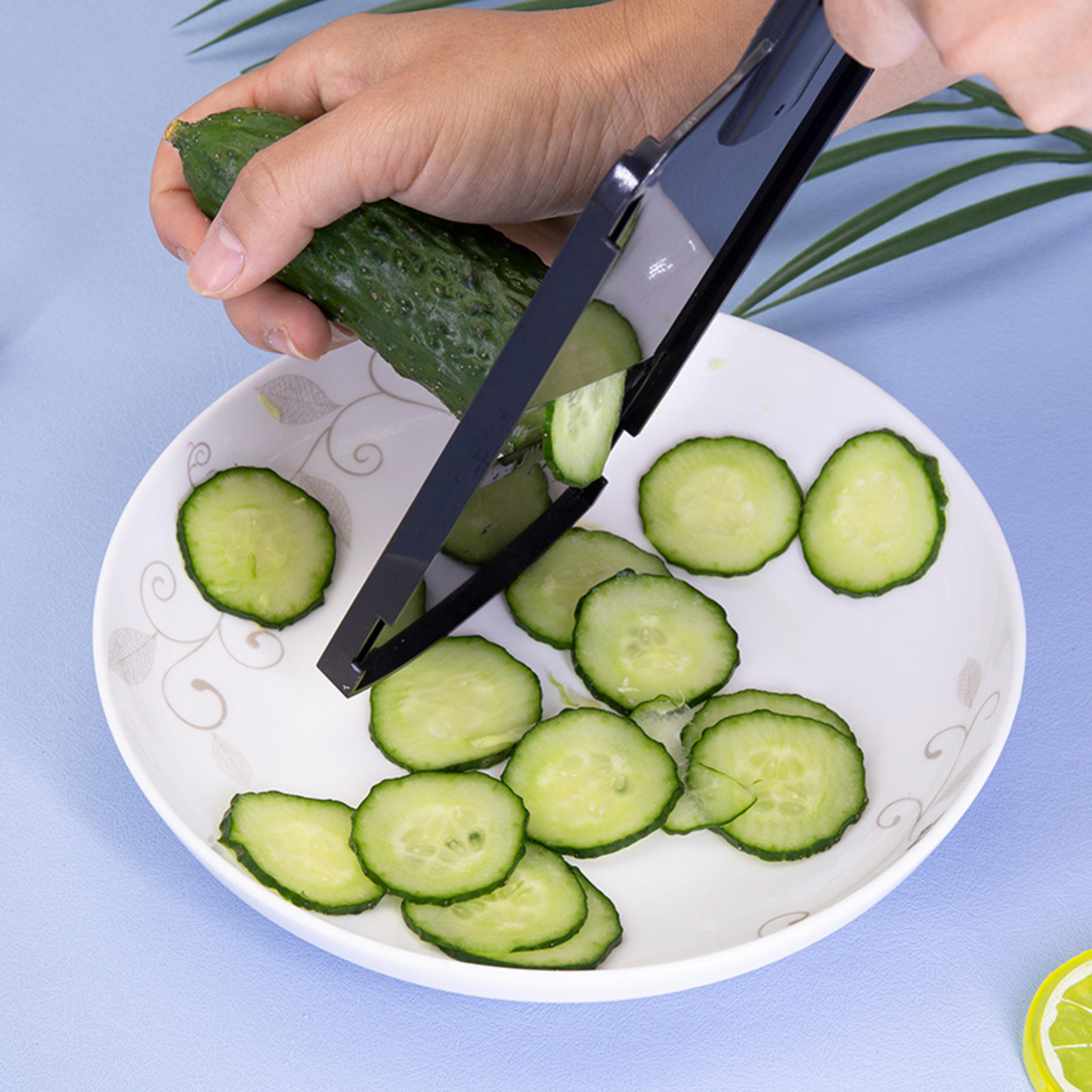 Multi Functional Vegetable Slicer Stainless Steel Onion Slicer And Potato Cutter Tool 4