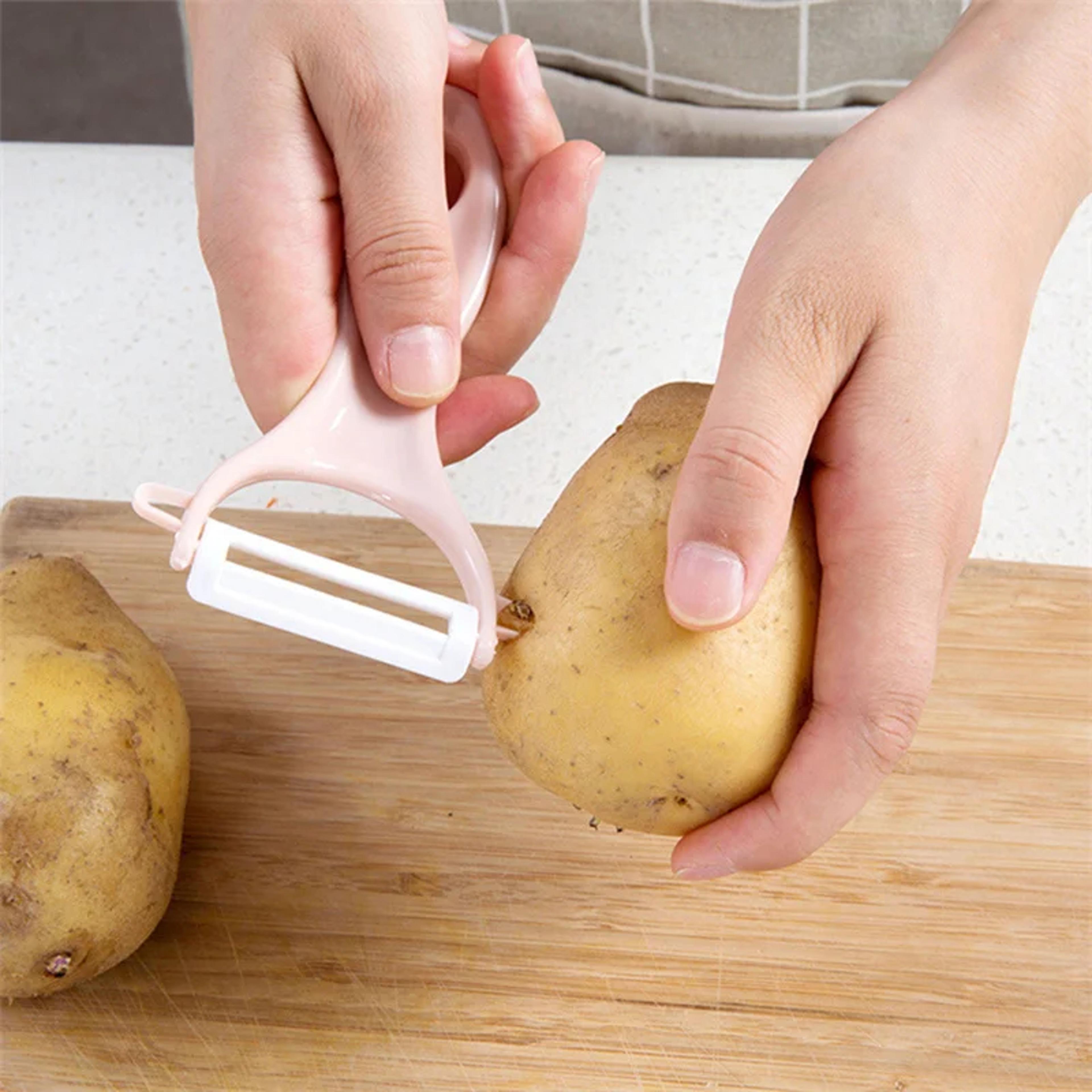 Ultra Sharp Ceramic Peeler Rust Proof Vegetable Peeler For Fruits  Vegetables With Easy Grip Handle 2