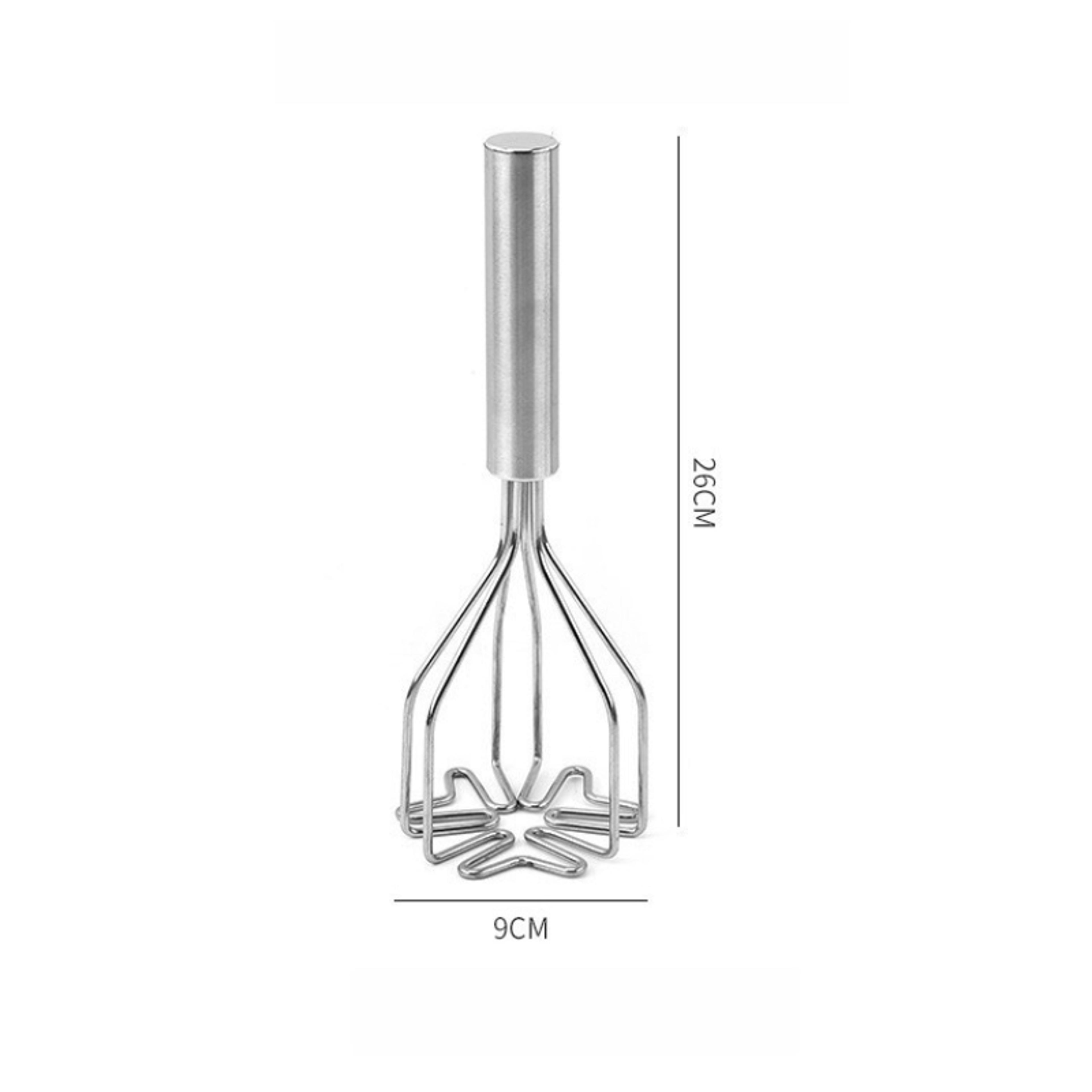 Premium Stainless Steel Potato Masher Manual Vegetable Masher For Smooth Potatoes Fruits  Baby Food 5
