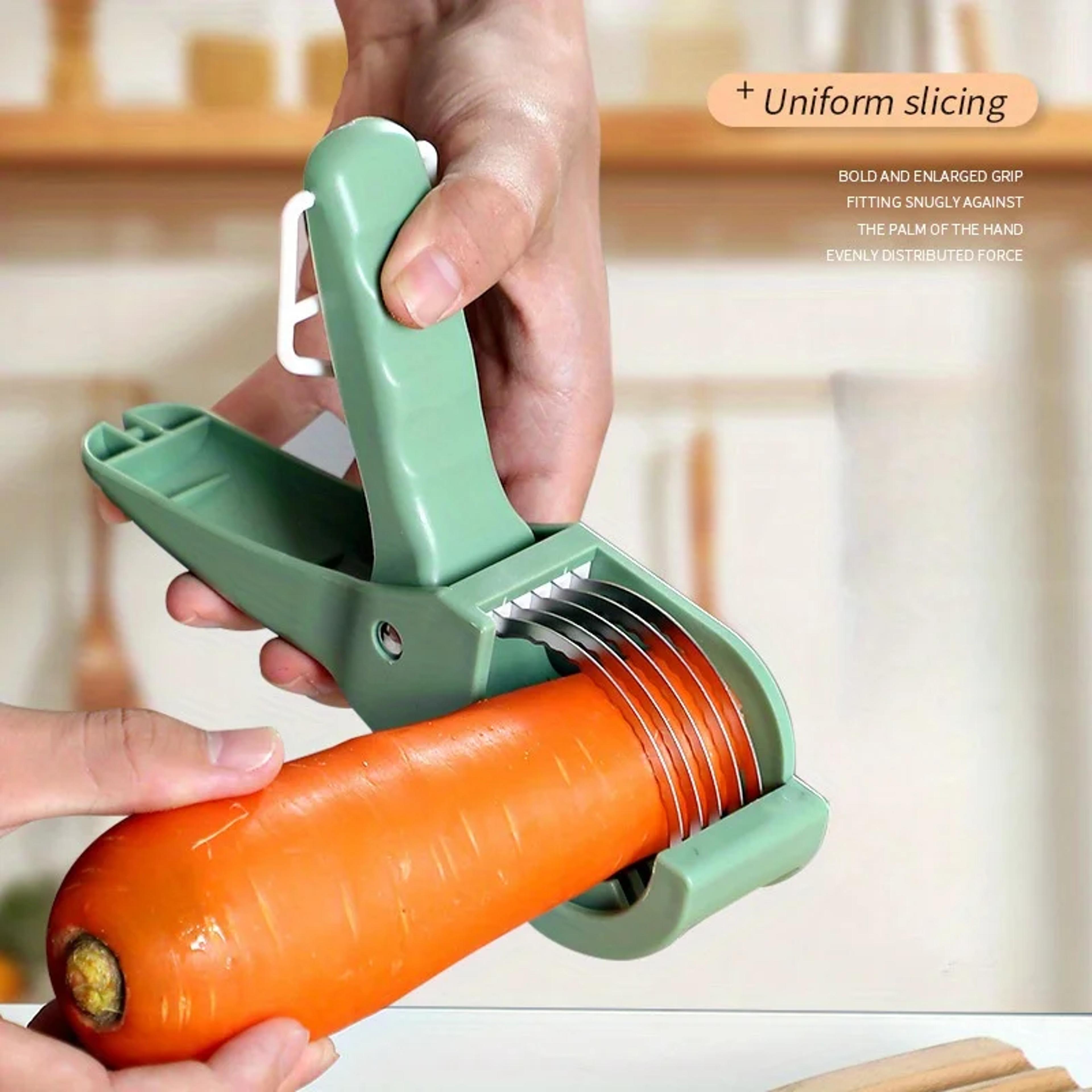 Multi Function Vegetable Slicer Stainless Steel Fruit Slicer For Fast Kitchen Prep 0