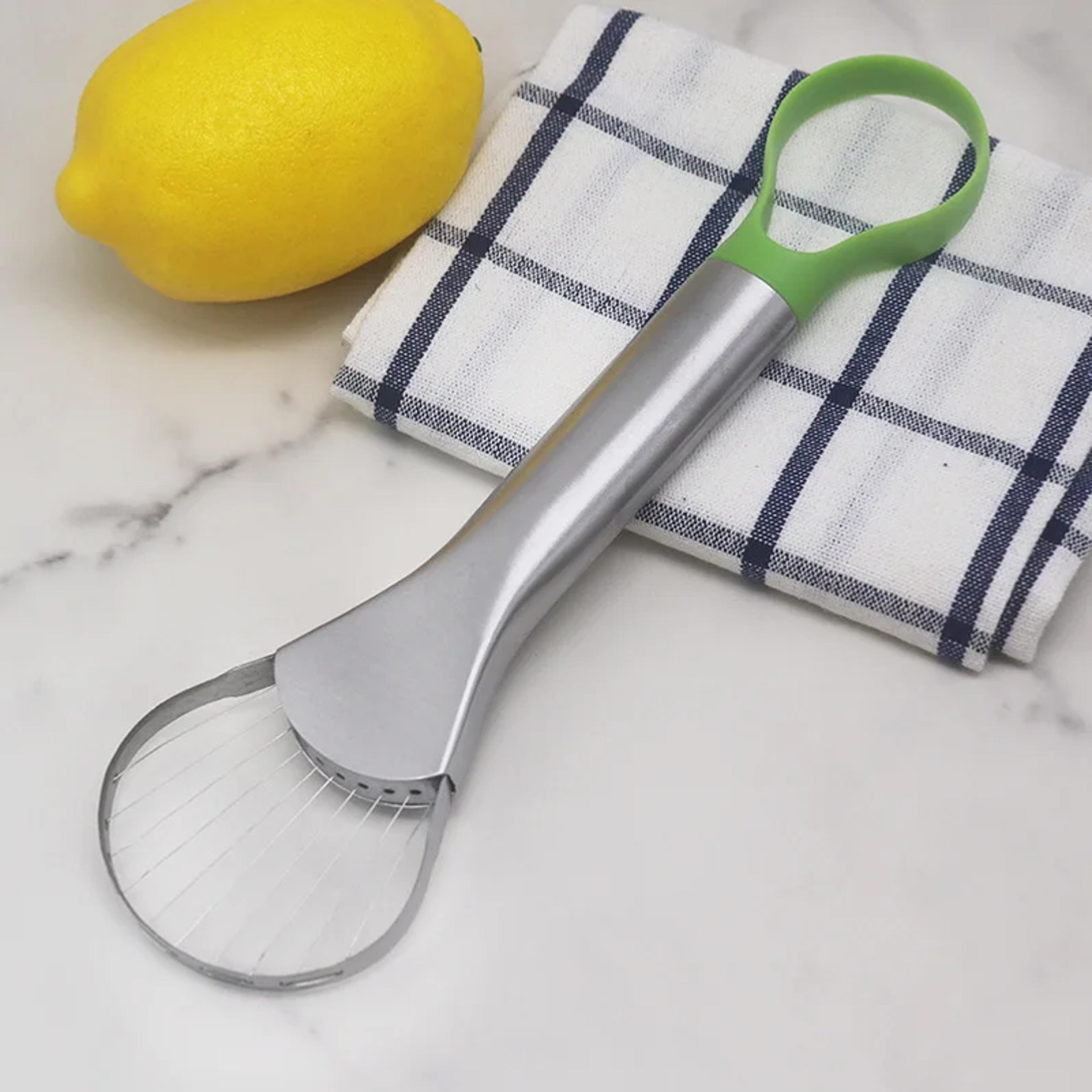 2 In 1 Avocado Slicer  Avocado Cutter Stainless Steel Fruit Peeler Kitchen Gadget 3