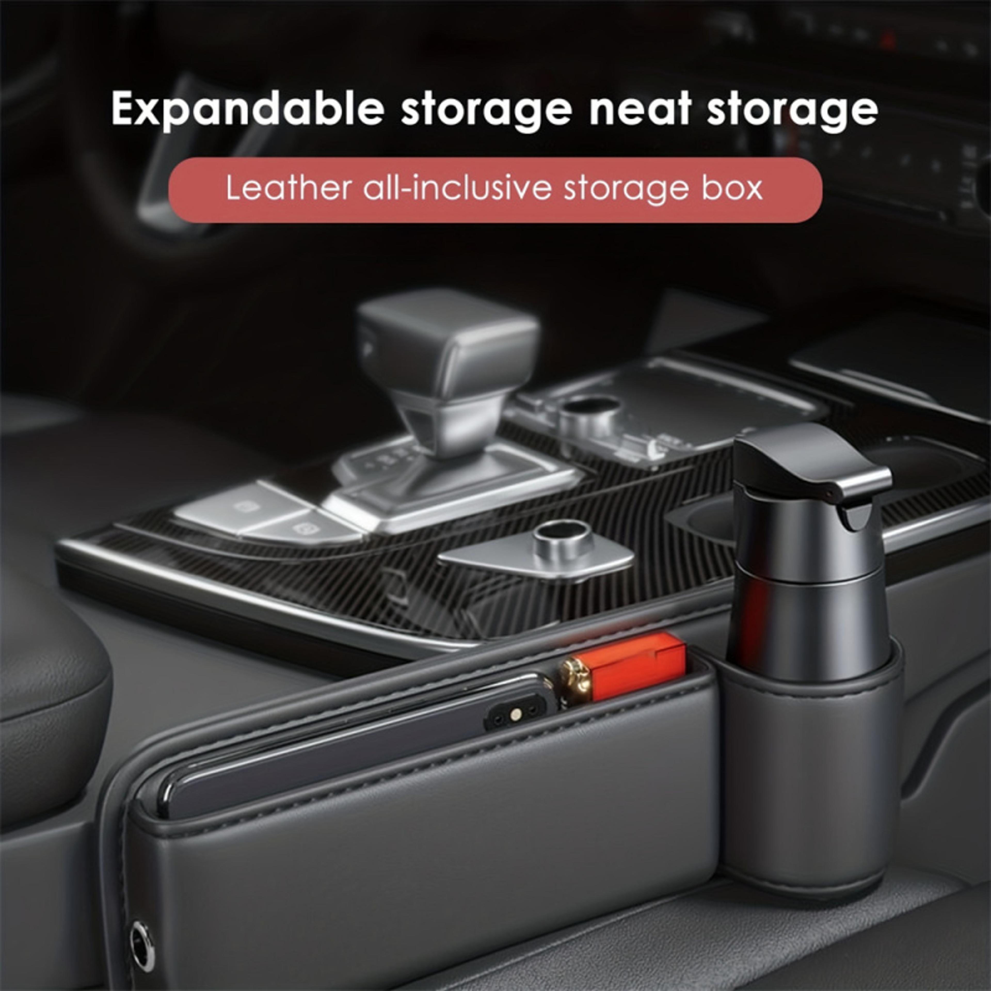 Multi Functional Car Seat Gap Filler Bag Cup Holder Premium Storage Organizer For Cars 2