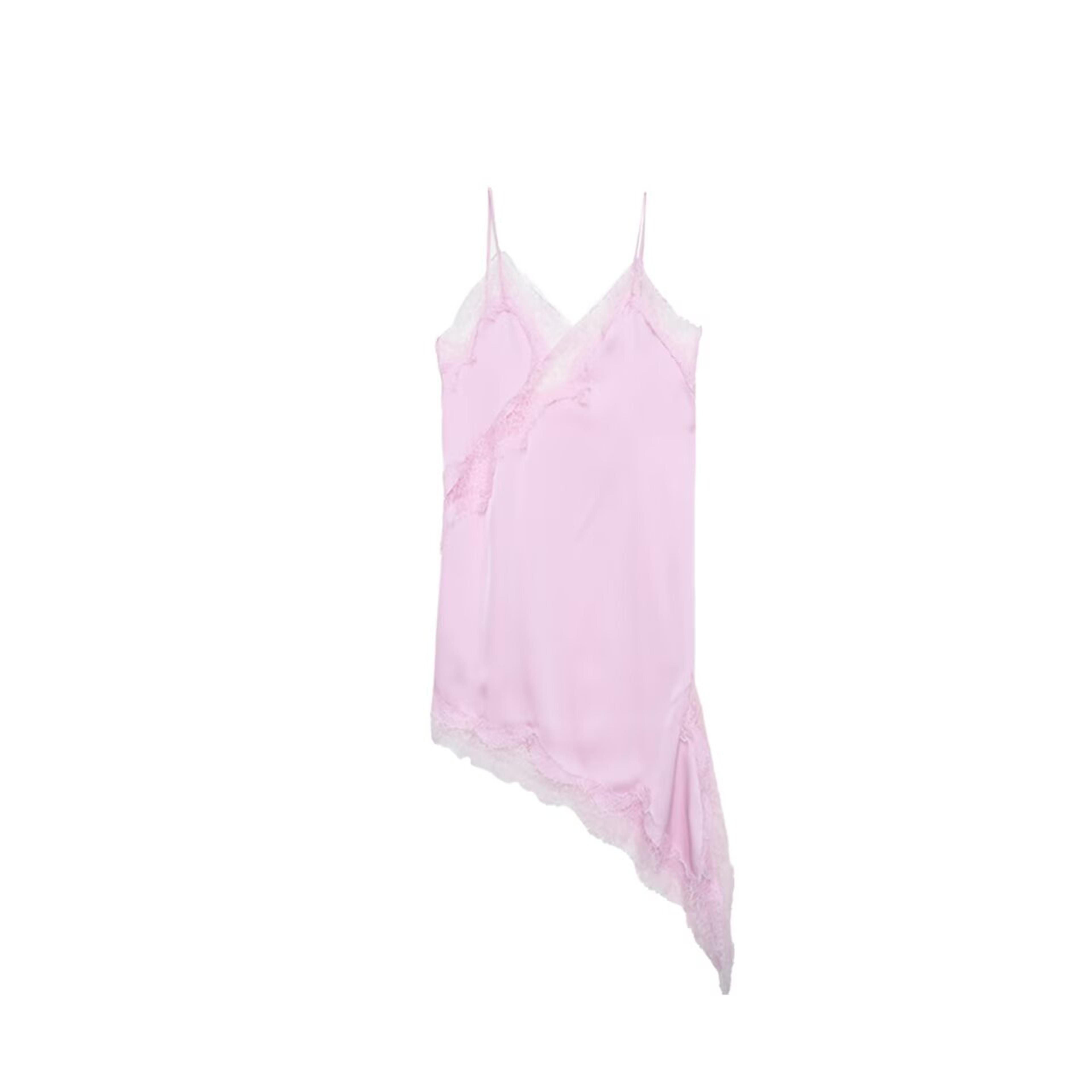 Womens Lace Asymmetrical Dress Sexy Summer Suspender Dress Fashionable New Temperament Evening Wear 11