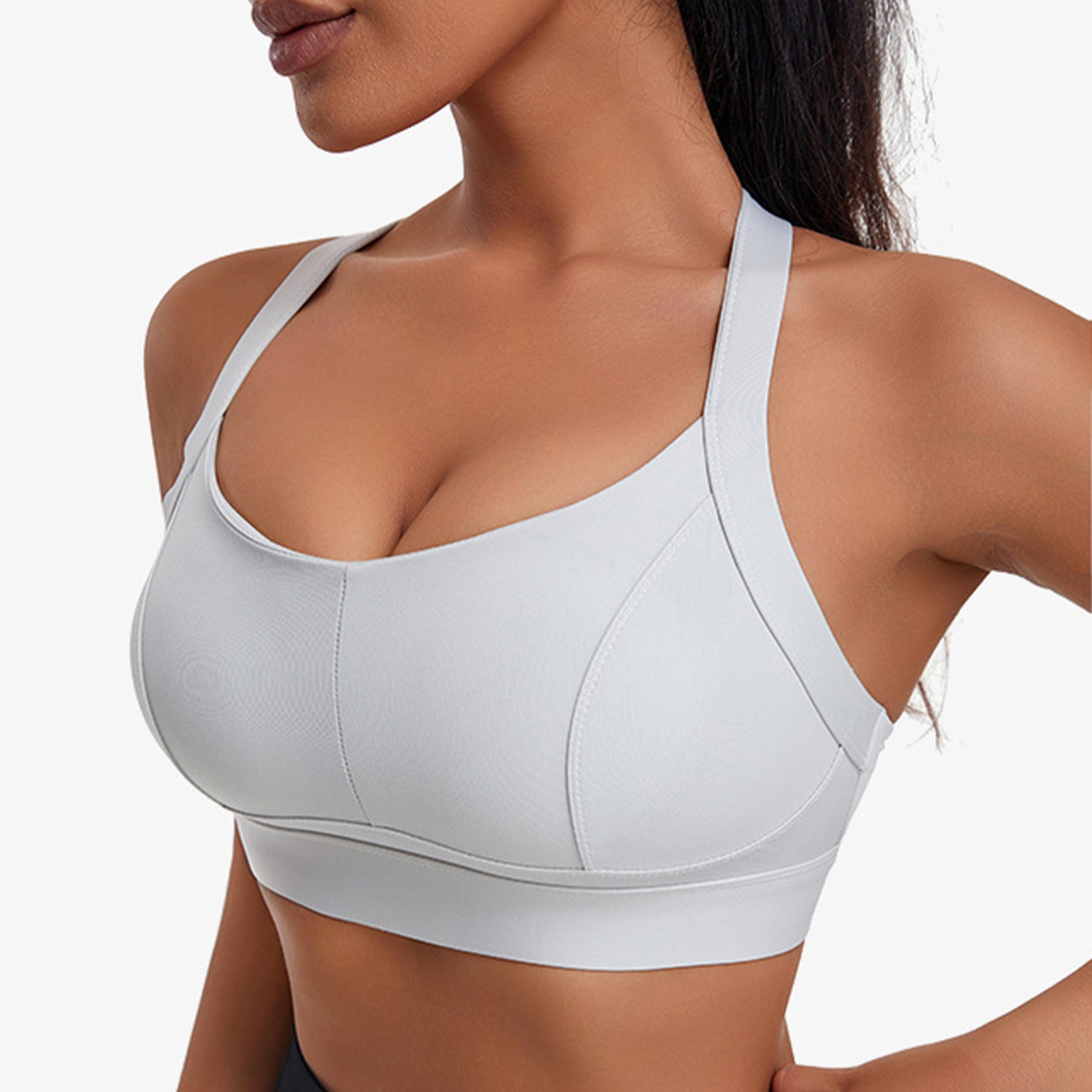 FlexLift High Impact Sports Bra For Women With Criss Cross Back And Padded Support 1