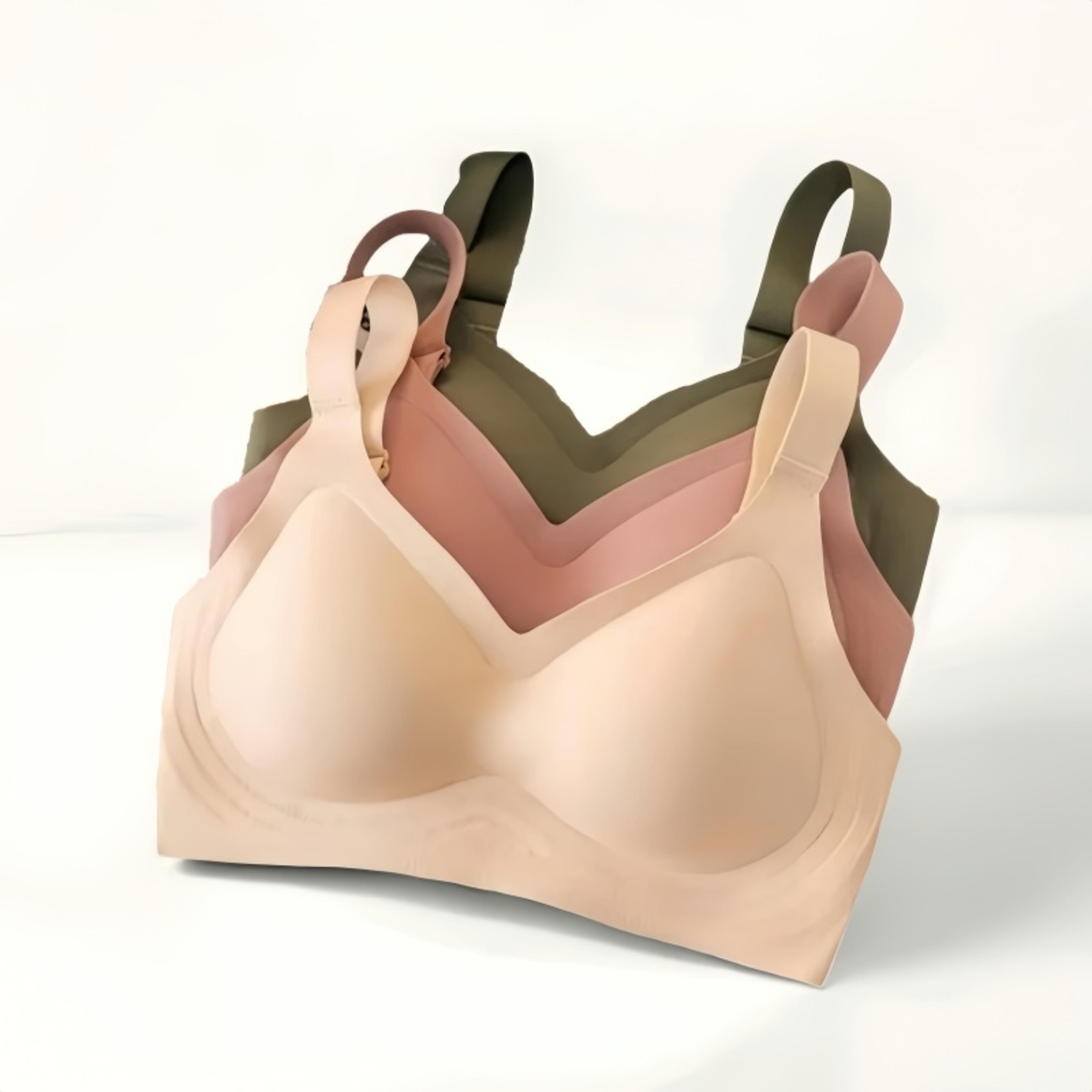 comfortlift seamless wireless push up bra for women full coverage plus size support