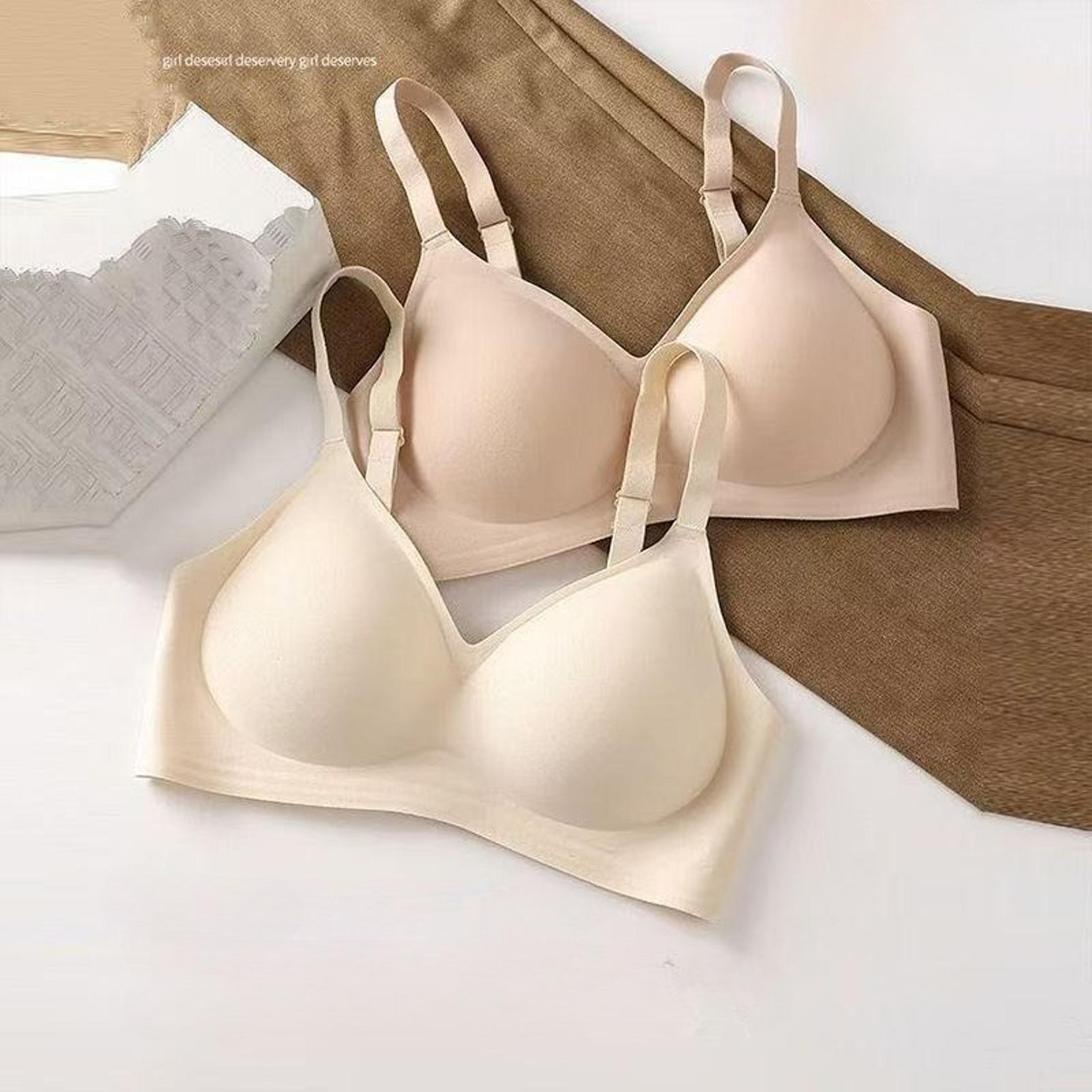 cloudlift seamless push up sports bra for women wireless soft support bralette