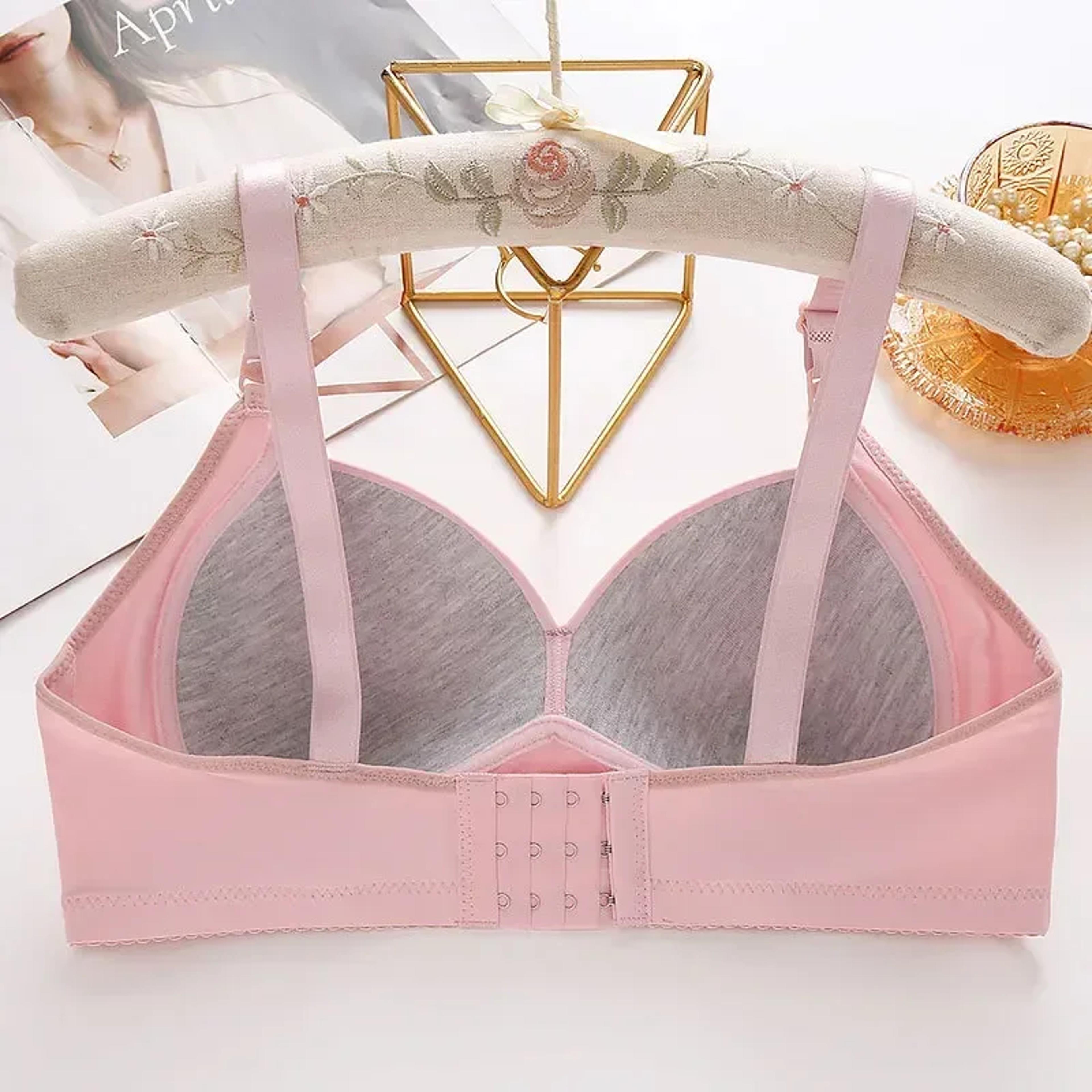 SoftFit Wireless Bralette  Breathable Push Up Bra For Large Sizes 1