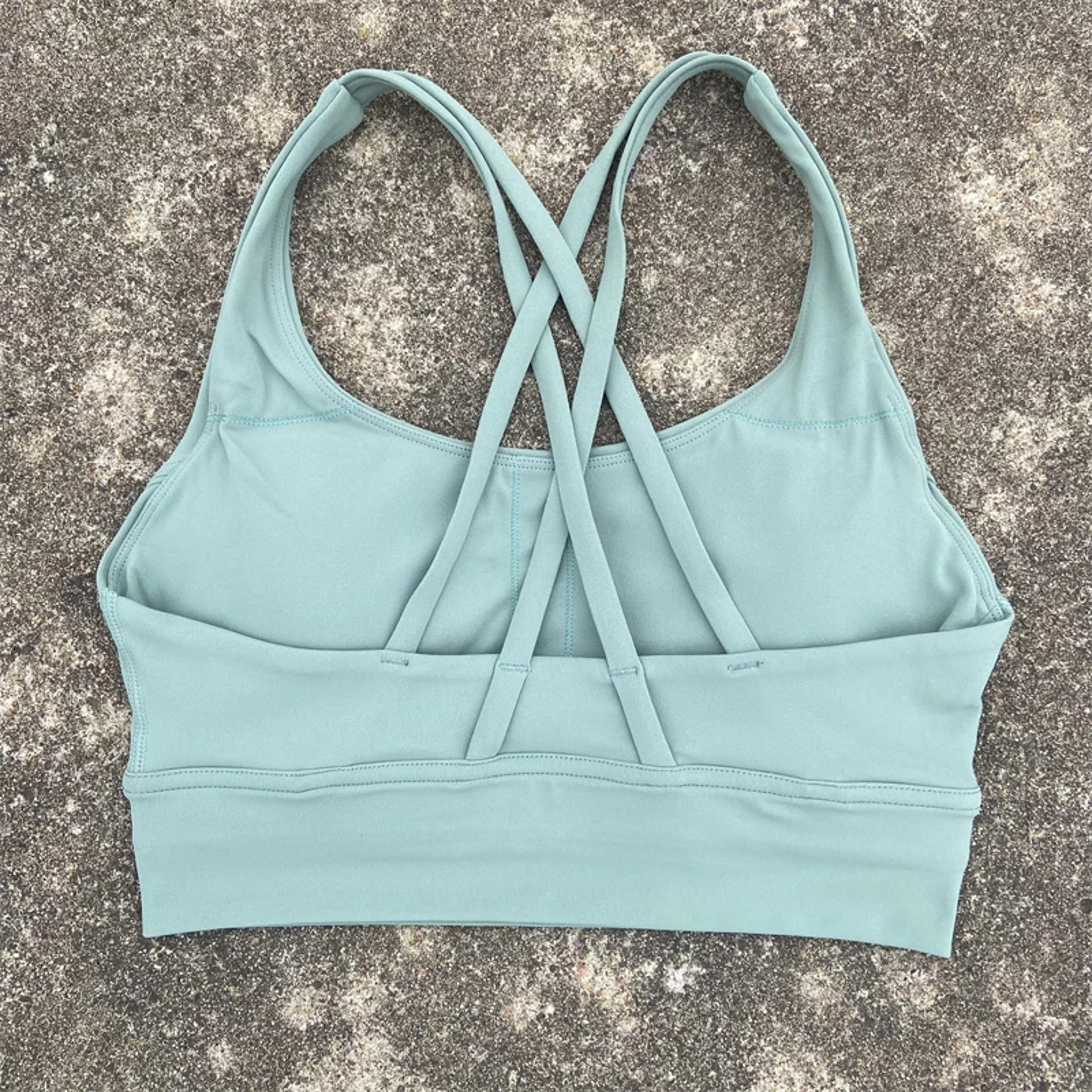 Solid Crossback Womens Fitness Bra For Gym  Yoga  High Support Sports Top 6