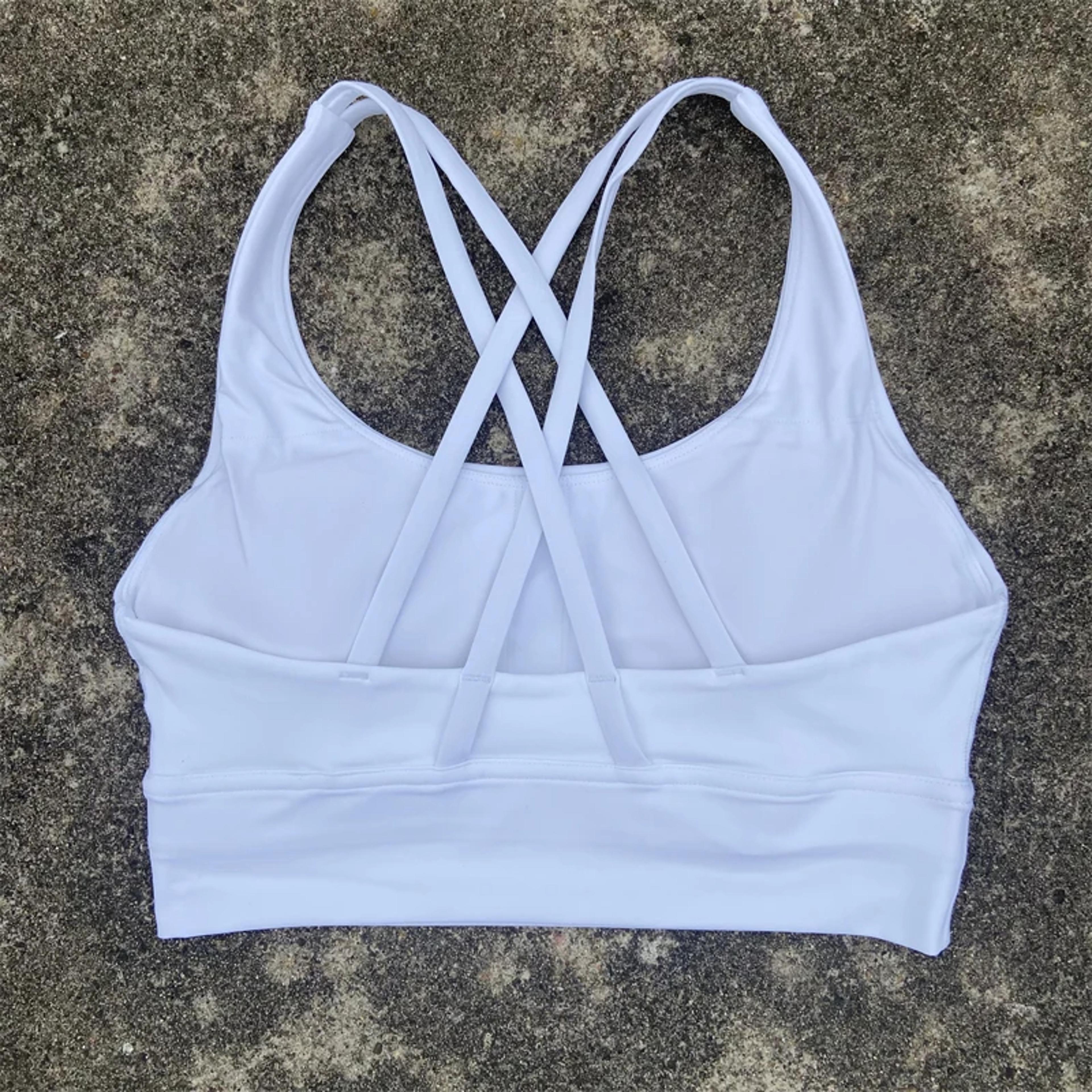 Solid Crossback Womens Fitness Bra For Gym  Yoga  High Support Sports Top 12