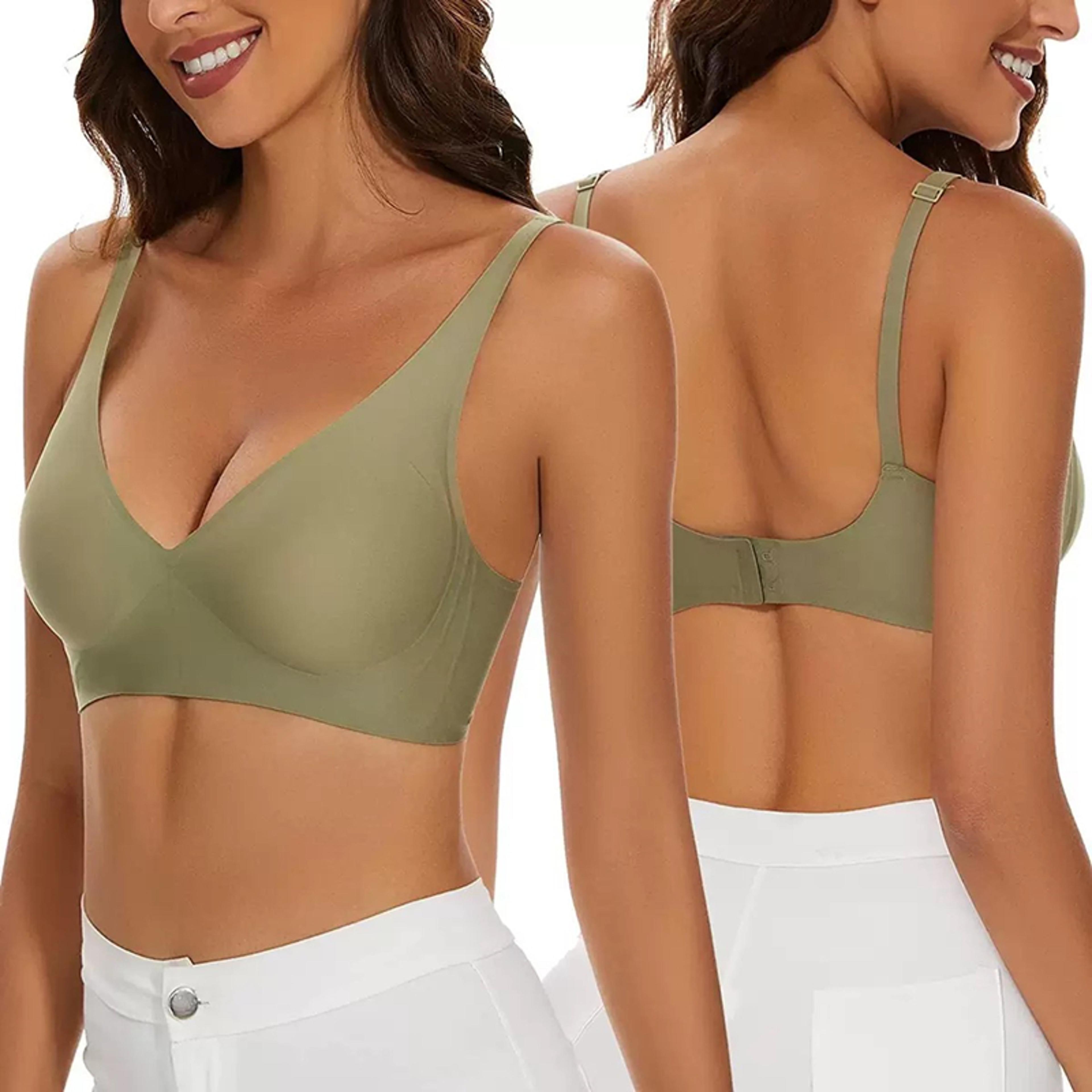 ComfortLift Seamless Wireless Bra For Women  Supportive Sports Bralette With BackSmoothing Fit 2