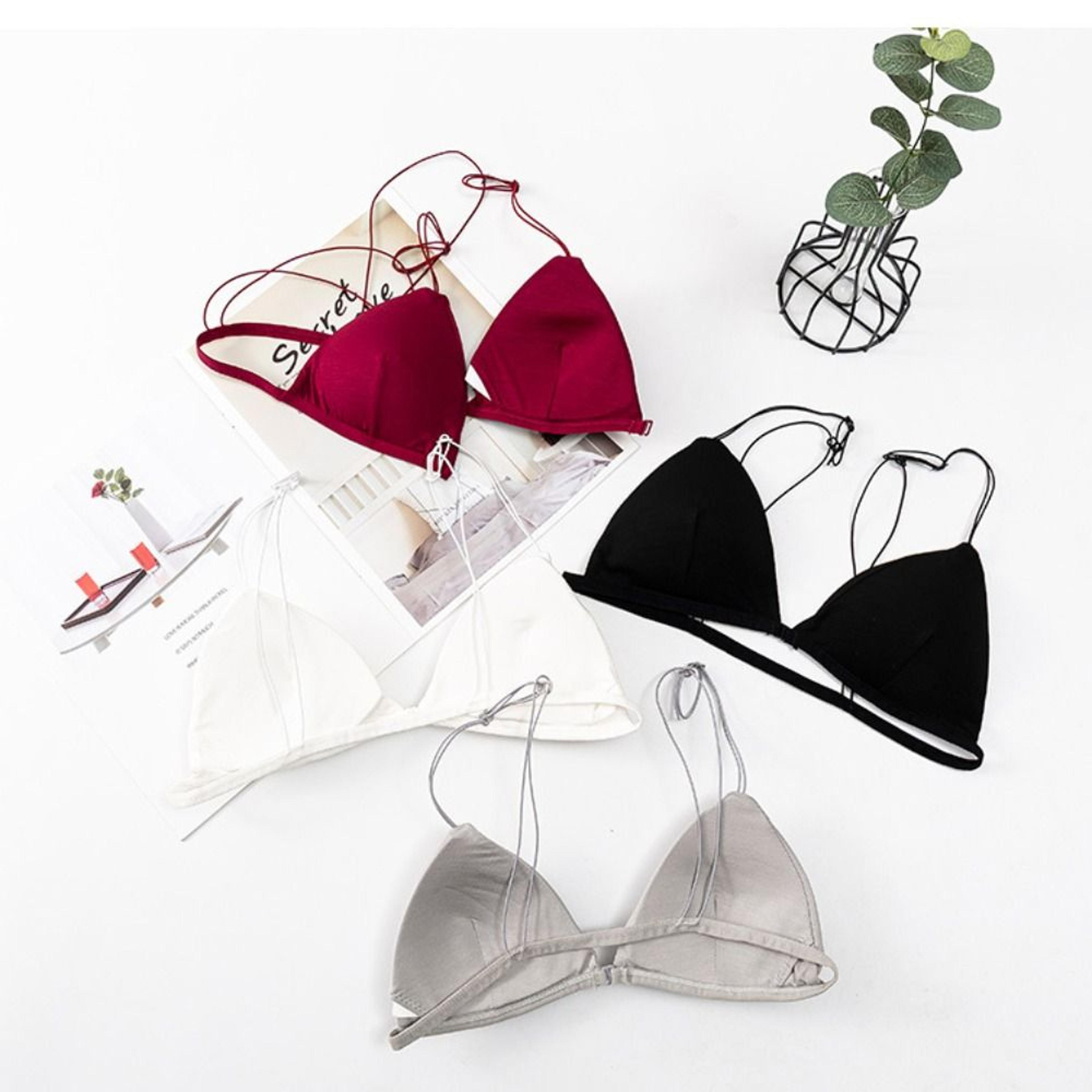 luxelift wireless triangle bra for women beauty back push up comfort bralette