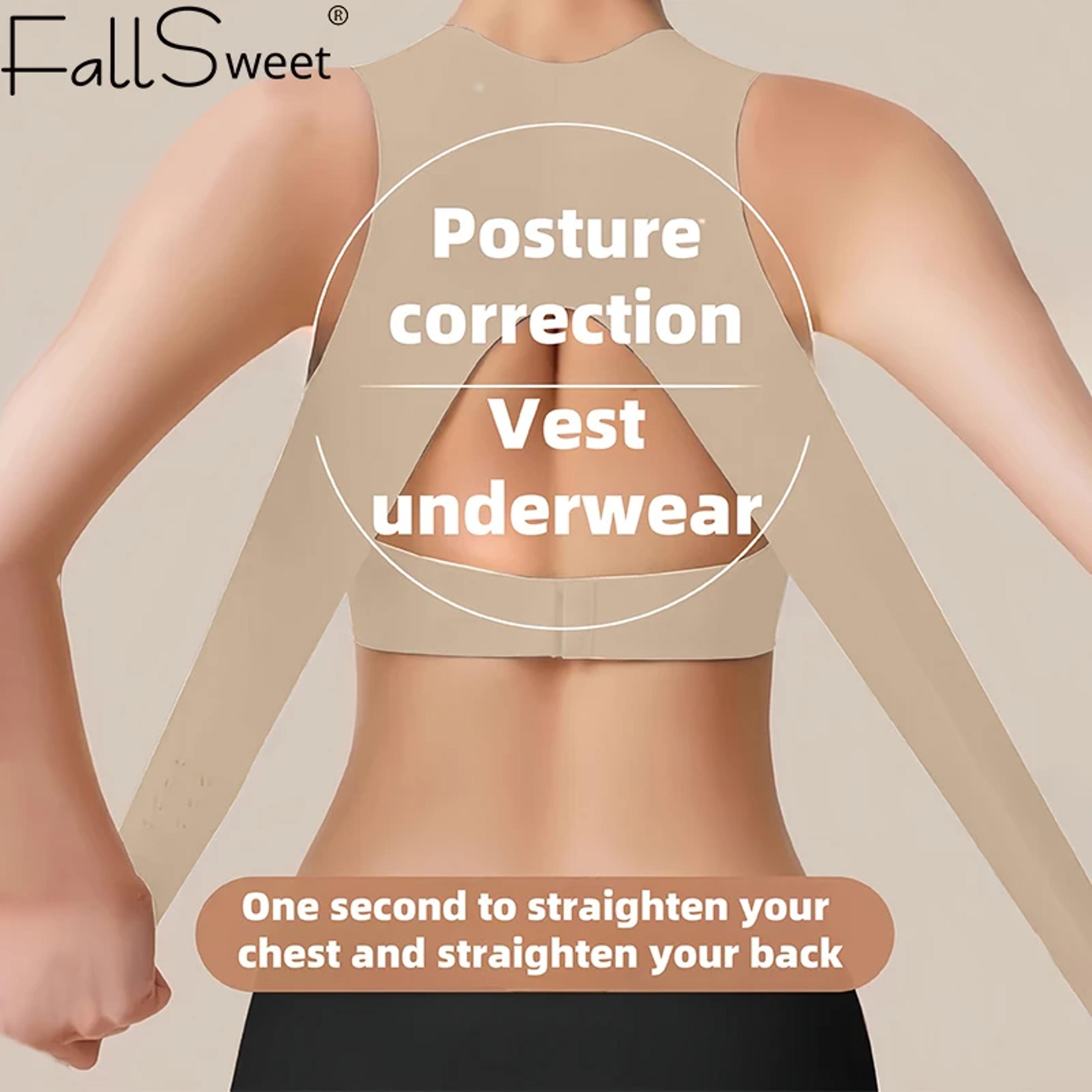 ComfortLift Posture Support Bra  Wireless Posture Bra With Seamless Push Up  Cross Back Support 1